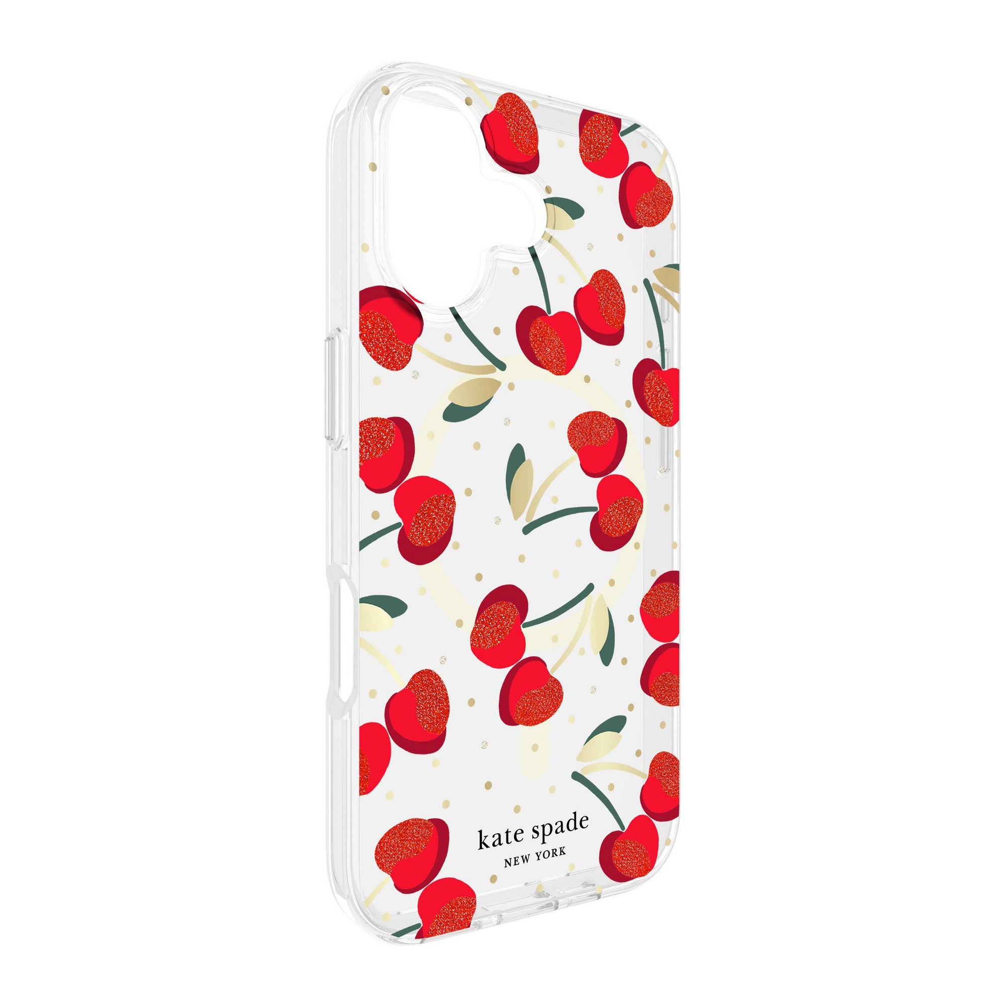 iPhone 17 Kate Spade Protective MagSafe Case - Cherry Dot - 15-14574