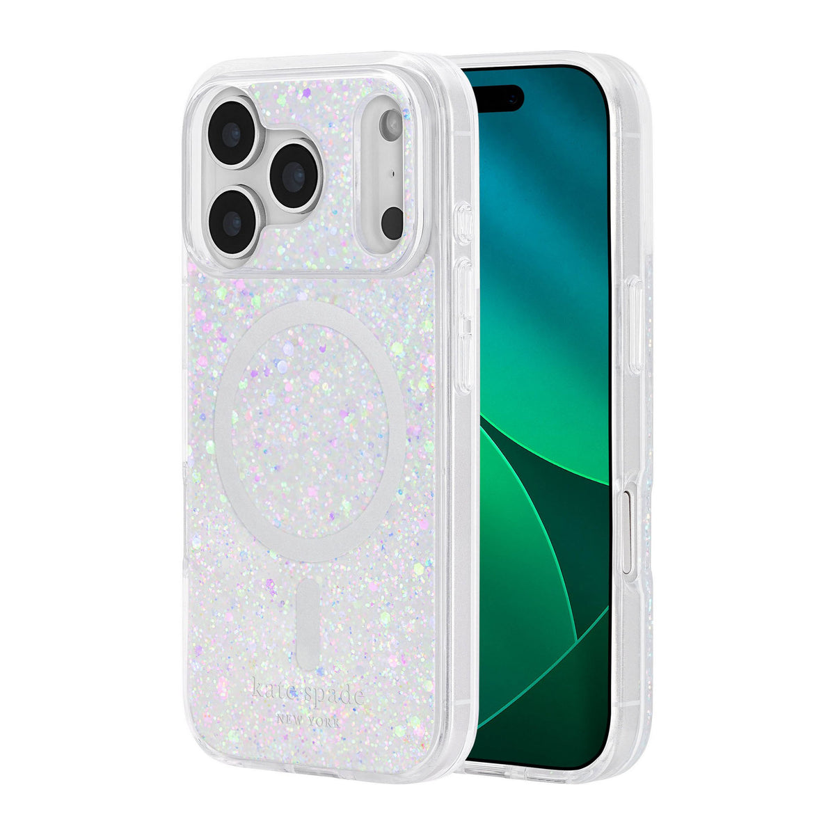iPhone 18 Pro/17 Pro Kate Spade Protective MagSafe Case - Chunky Glitter - 15-14596