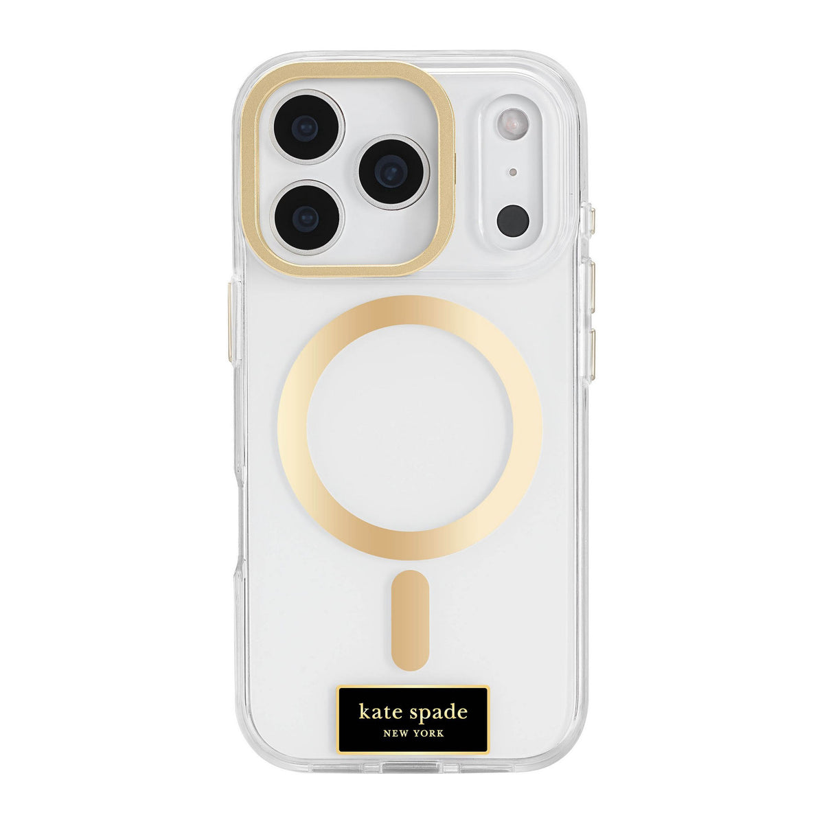 iPhone 18 Pro/17 Pro Kate Spade Protective MagSafe w/Stand Case - Icon Clear - 15-14598