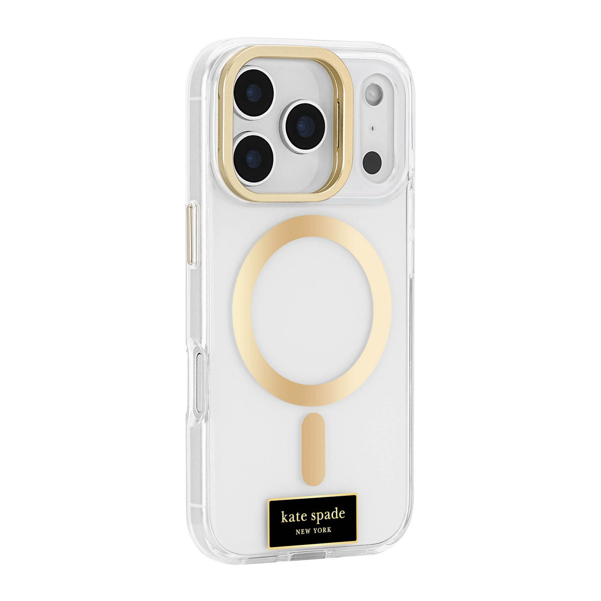 iPhone 18 Pro/17 Pro Kate Spade Protective MagSafe w/Stand Case - Icon Clear - 15-14598