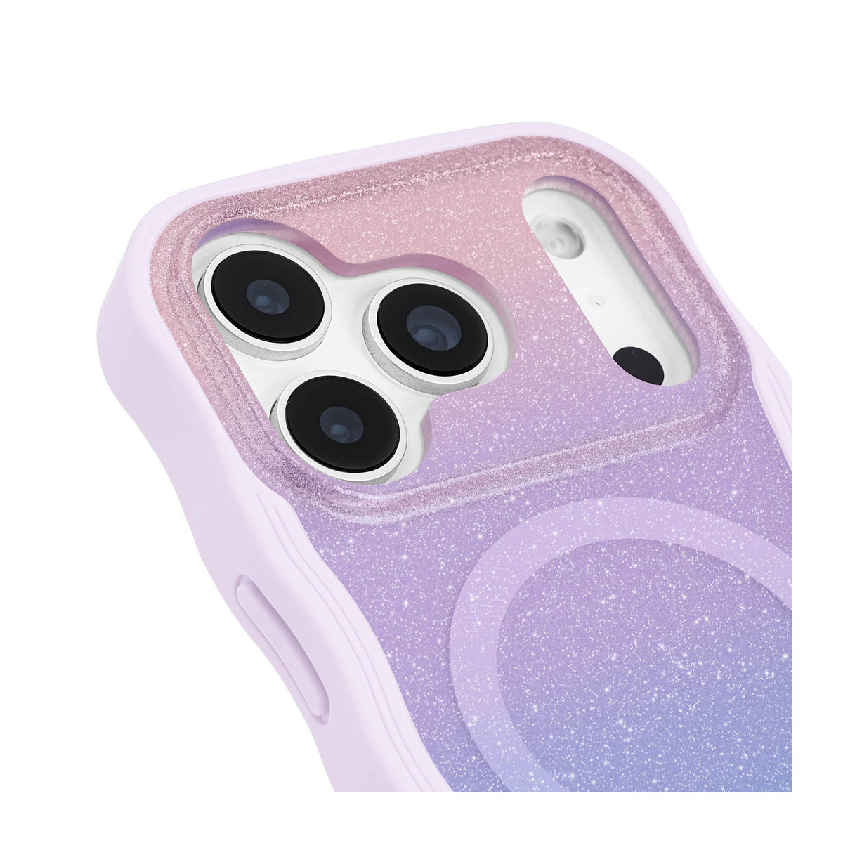 iPhone 18 Pro/17 Pro Kate Spade Wavy MagSafe Case - Opal Glitter - 15-14601