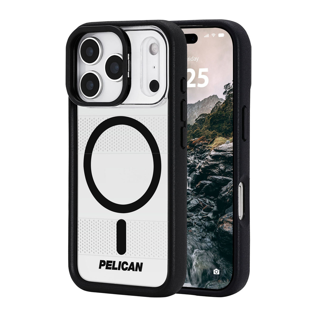 iPhone 18 Pro/17 Pro Pelican Protector MagSafe w/Stand Case - Clear - 15-14603