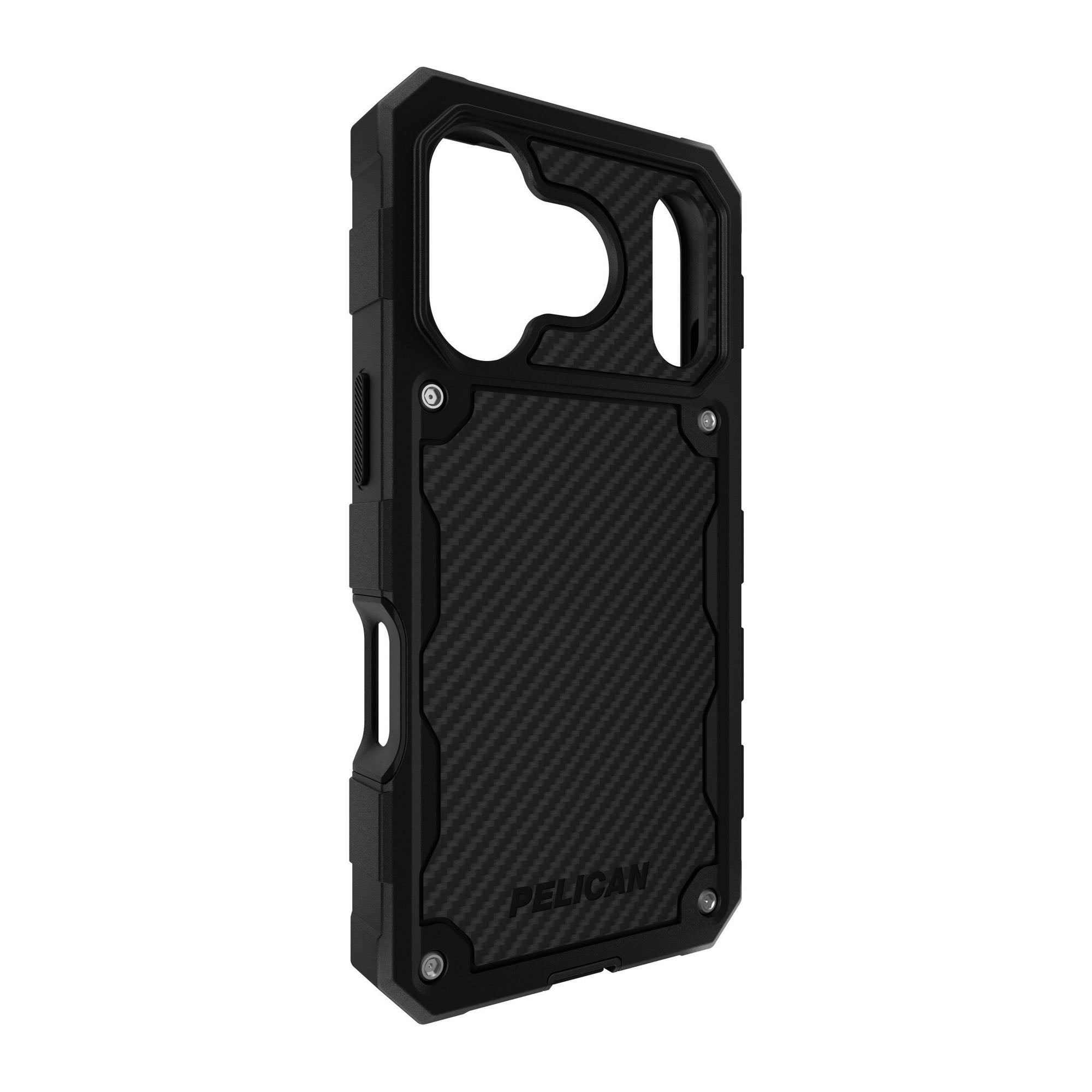 iPhone 17 Pro Pelican Shield MagSafe w/Holster Case - Carbon Fiber - 15-14604