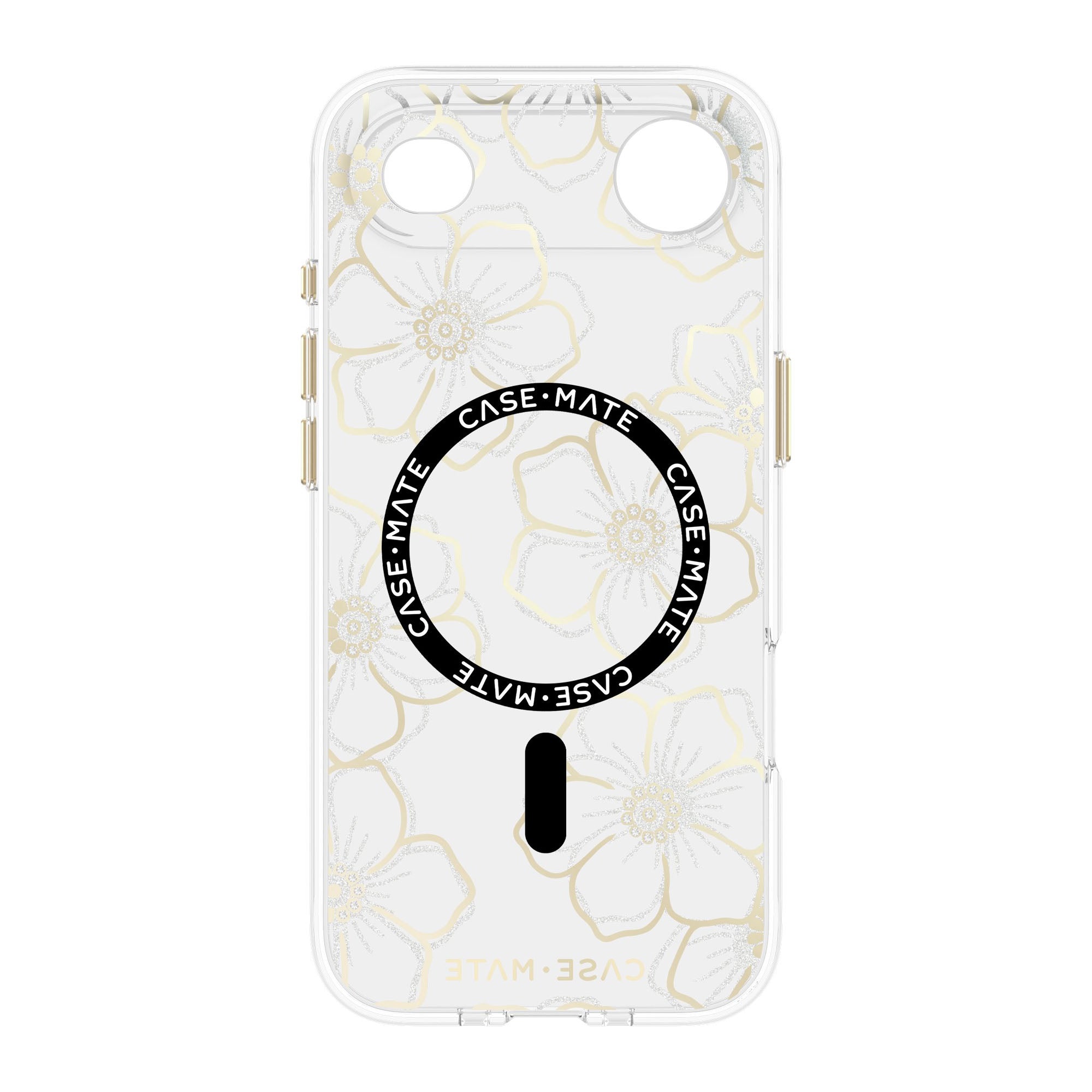 iPhone Air Case-Mate Floral Gems MagSafe Case - Gold - 15-14607