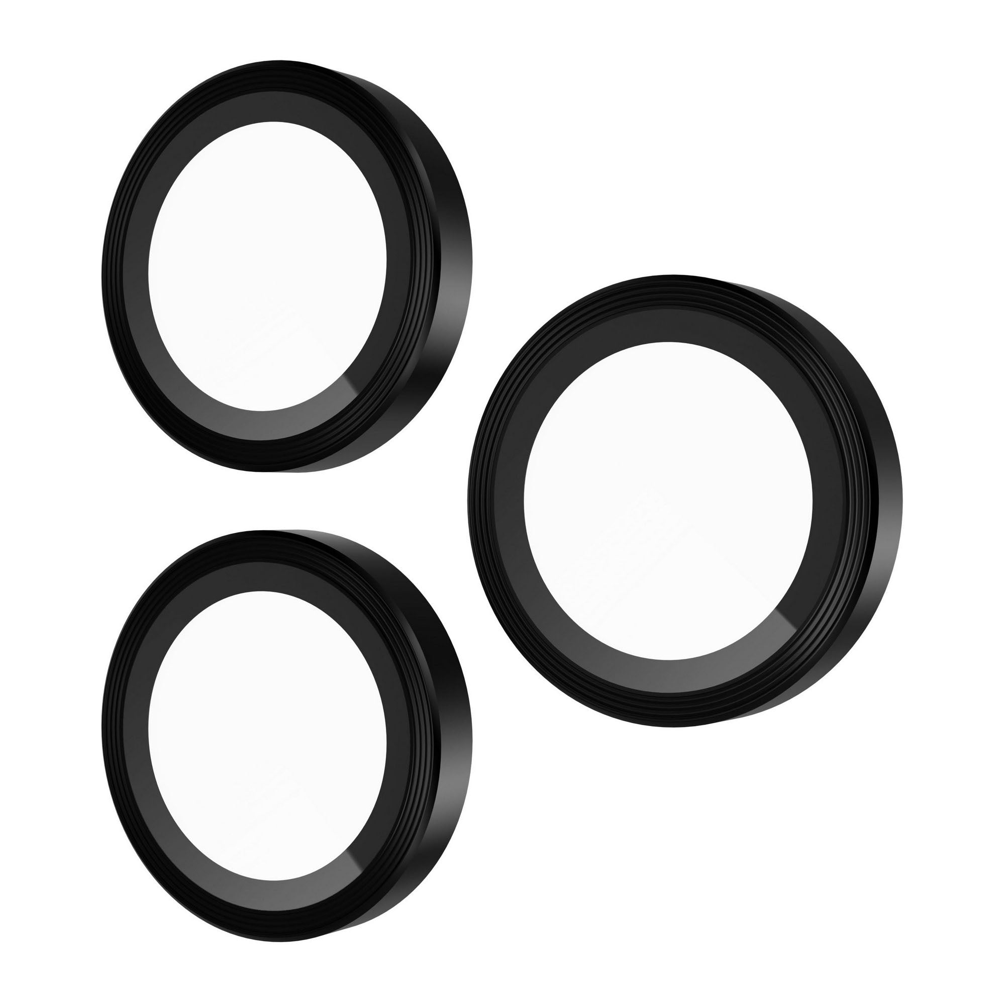 iPhone 17 Pro/Pro Max Case-Mate Aluminum Ring Lens Protectors - Black - 15-14619