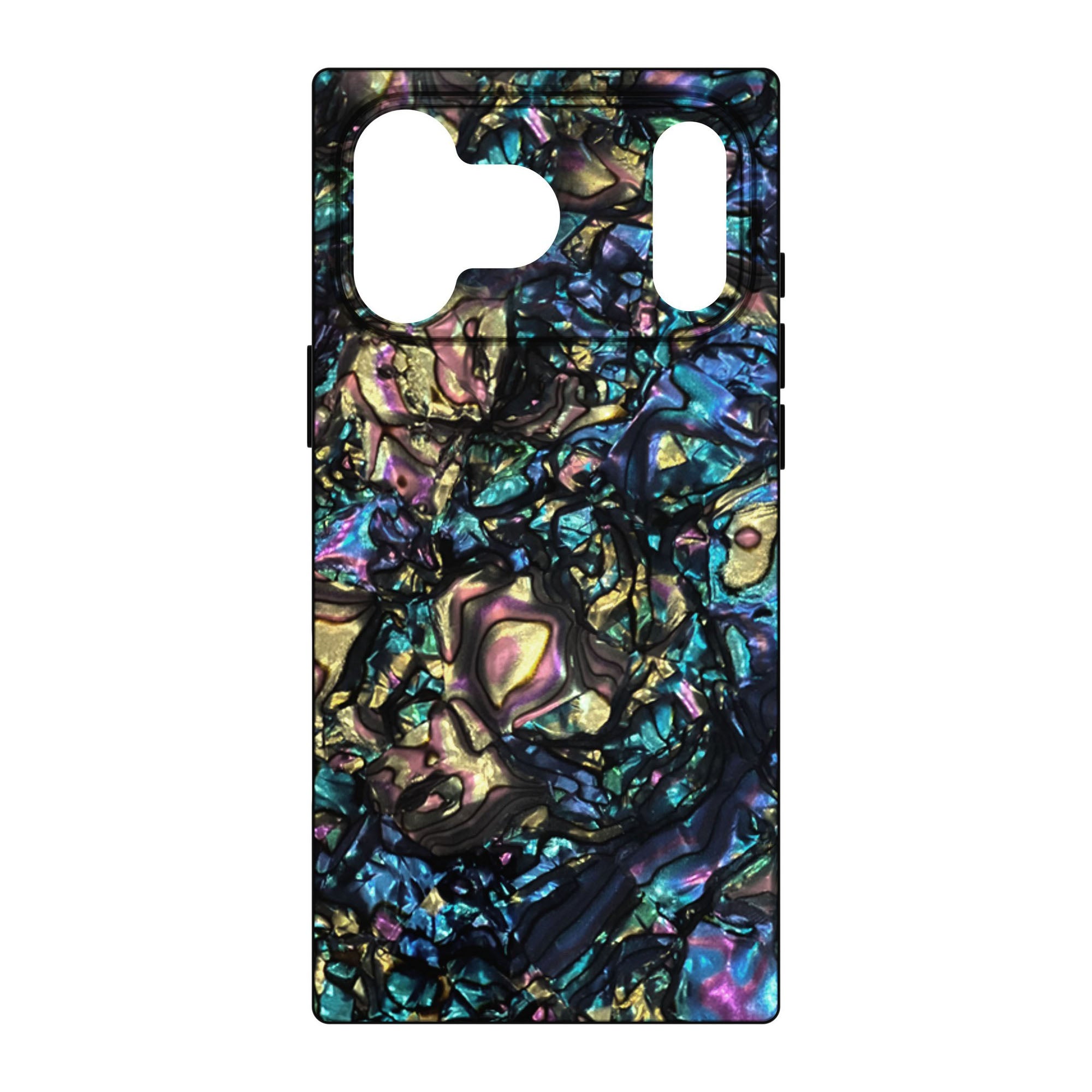 iPhone 17 Pro Max FLAUNT Square MagSafe Case - Abalone Shell - 15-14627