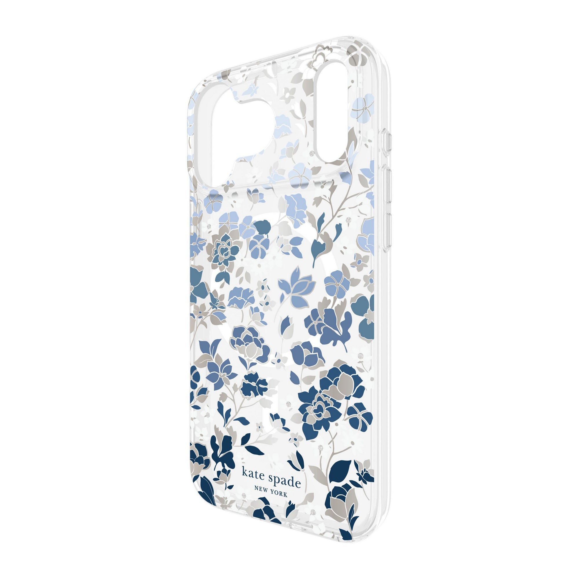 iPhone 17 Pro Max Kate Spade Protective MagSafe Case - Flowerbed Blue - 15-14634