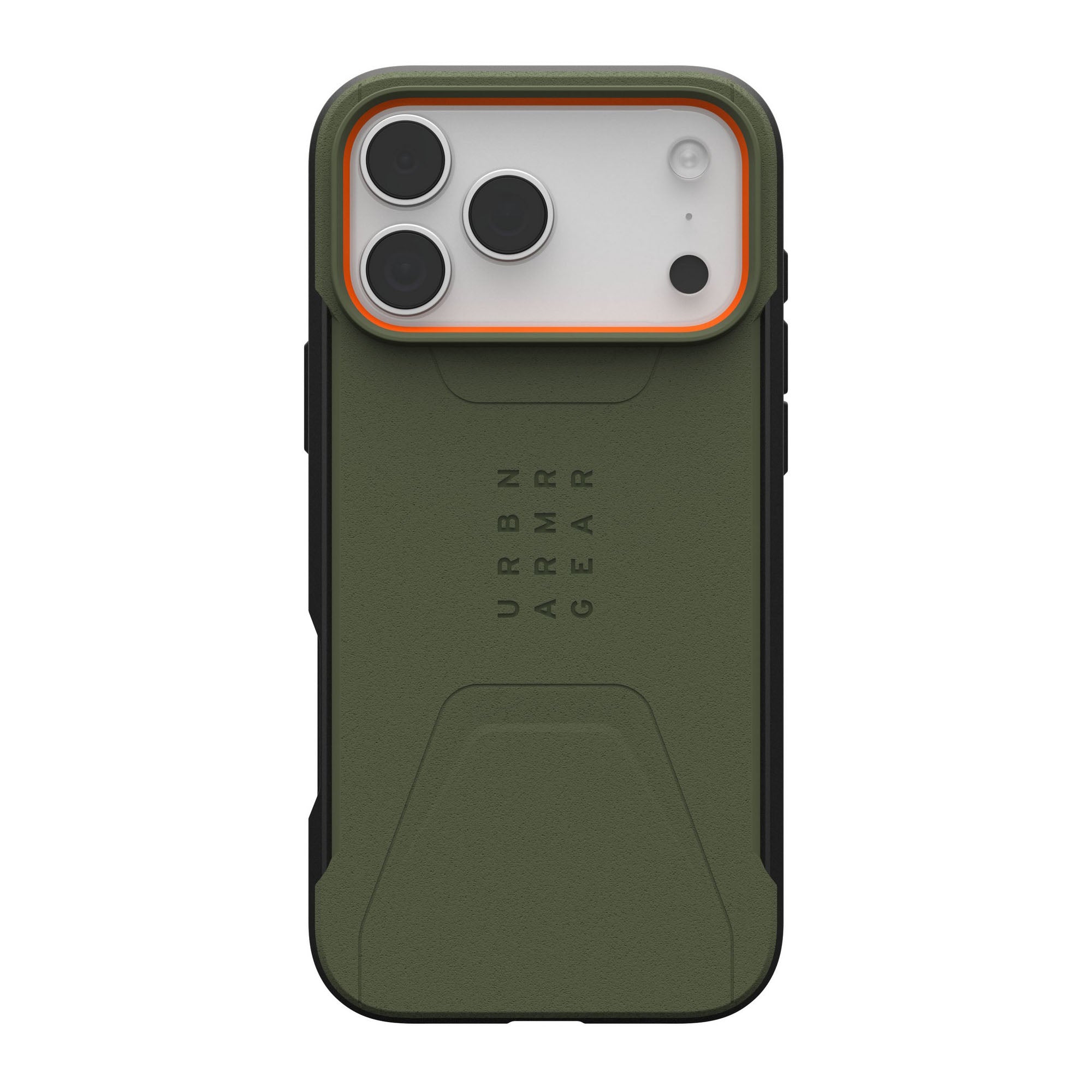 iPhone 17 Pro Max UAG Civilian MagSafe Case - Olive/Orange - 15-14651
