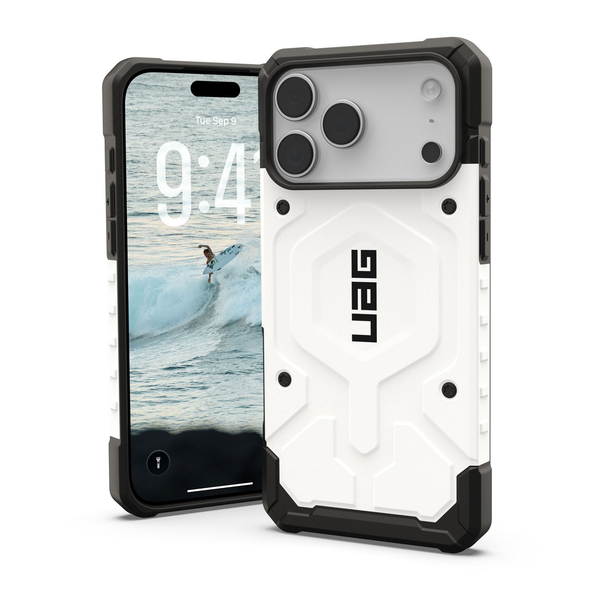 iPhone 17 Pro Max UAG Pathfinder MagSafe Case - White - 15-14655