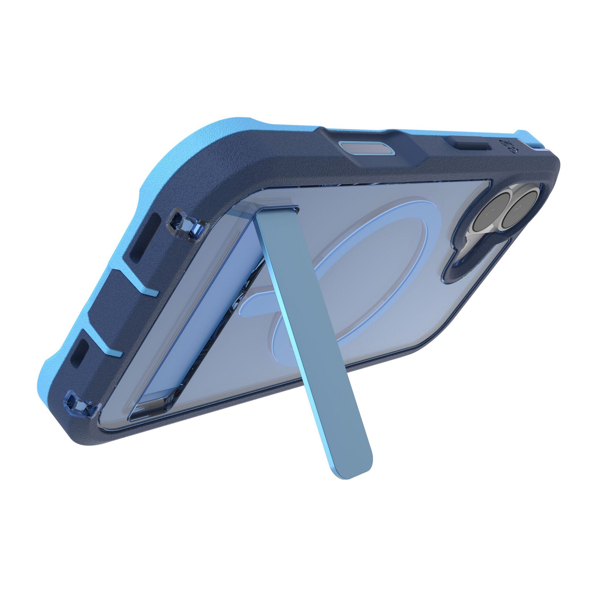 iPhone 17 ZAGG Graphene Rainier Snap Kickstand Case - Cobalt Horizon - 15-14668