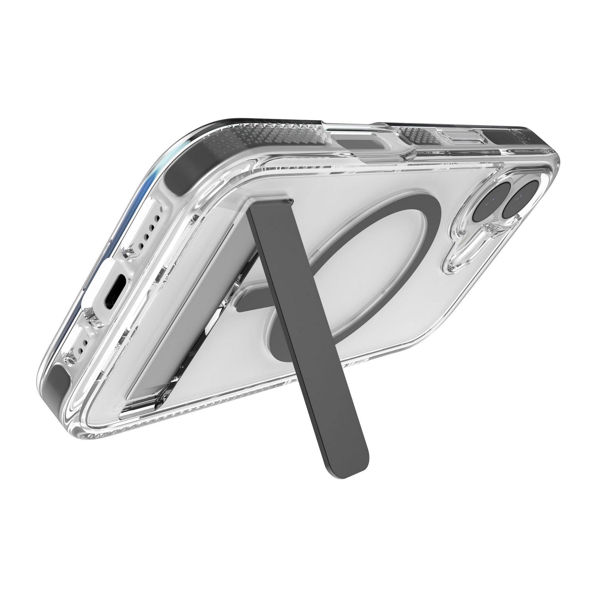 iPhone 17 ZAGG Graphene Santa Cruz Snap Kickstand Case - Black - 15-14671