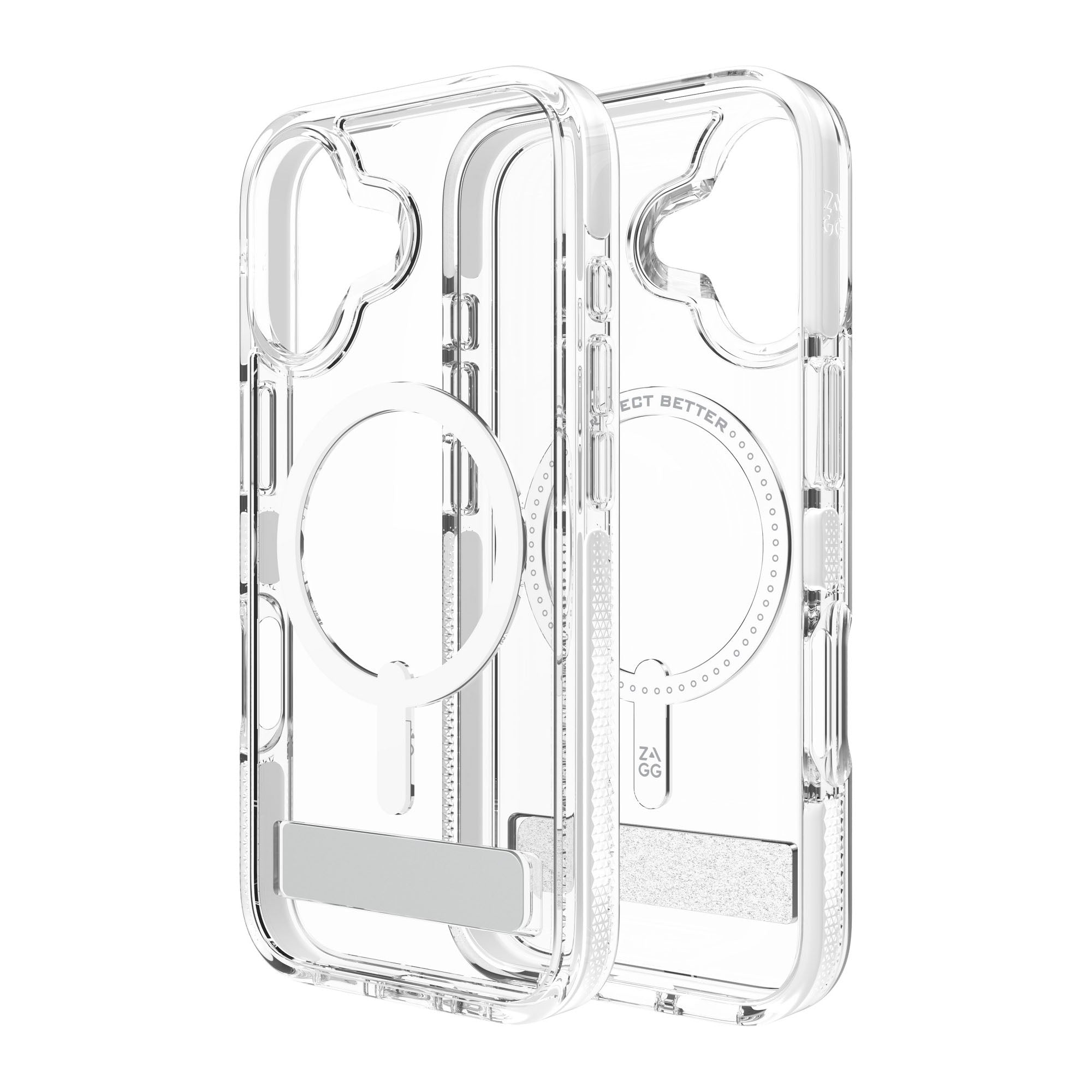 iPhone 17 ZAGG Graphene Santa Cruz Snap Kickstand Case - White - 15-14673