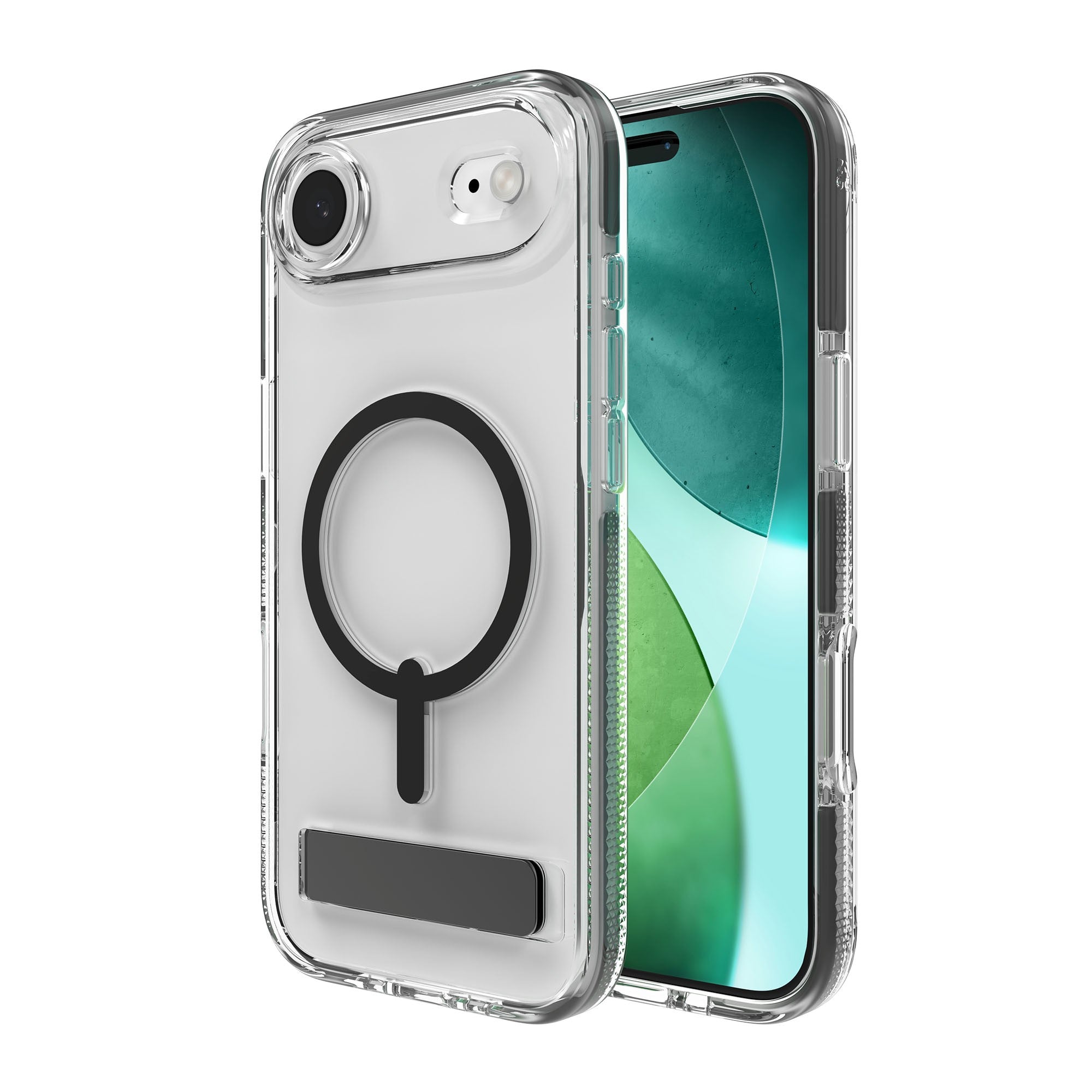 iPhone Air ZAGG Graphene Santa Cruz Snap Kickstand Case - Black - 15-14692