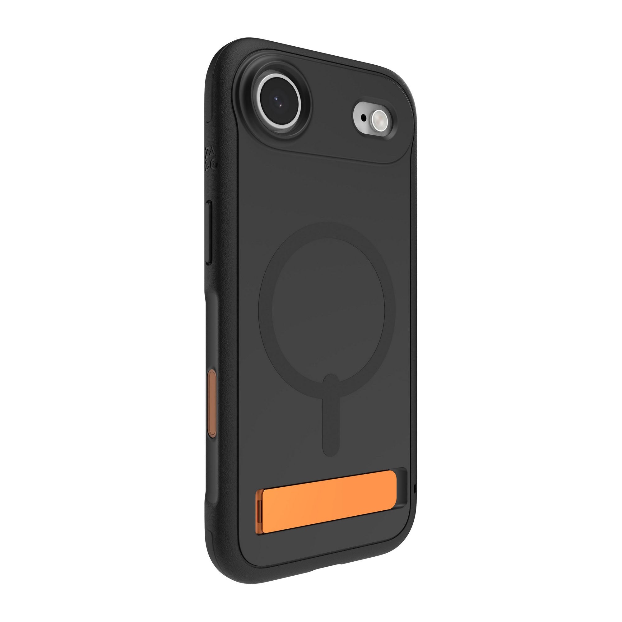 iPhone Air ZAGG Graphene Sedona Snap Kickstand Case - Flood Black/Orange - 15-14697