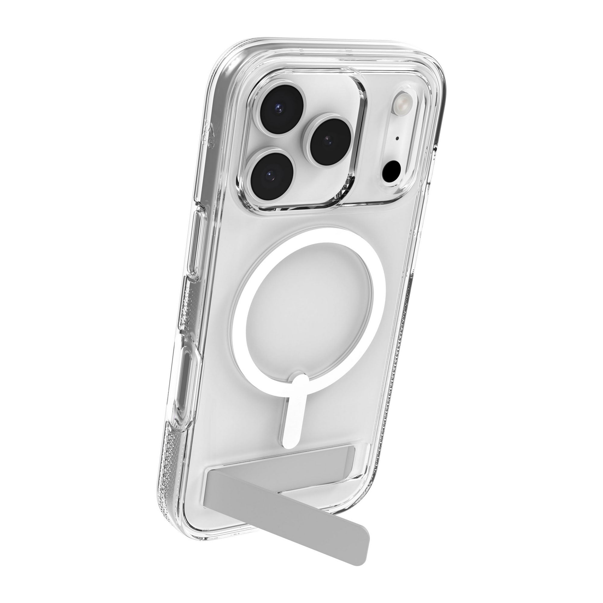 iPhone 17 Pro ZAGG Graphene Crystal Palace Snap Kickstand Case - Clear - 15-14700
