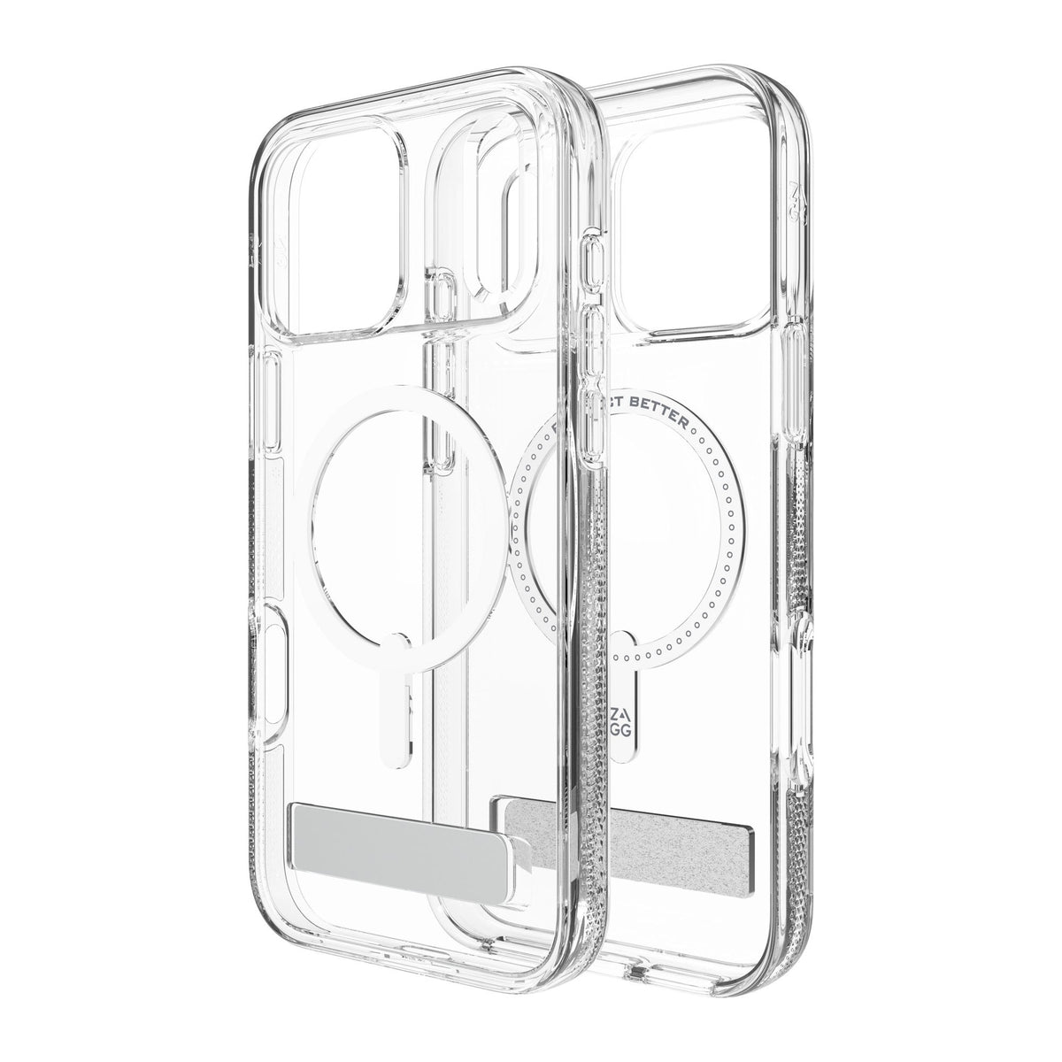 iPhone 18 Pro Max/17 Pro Max ZAGG Graphene Crystal Palace Snap Kickstand Case - Clear - 15-14717