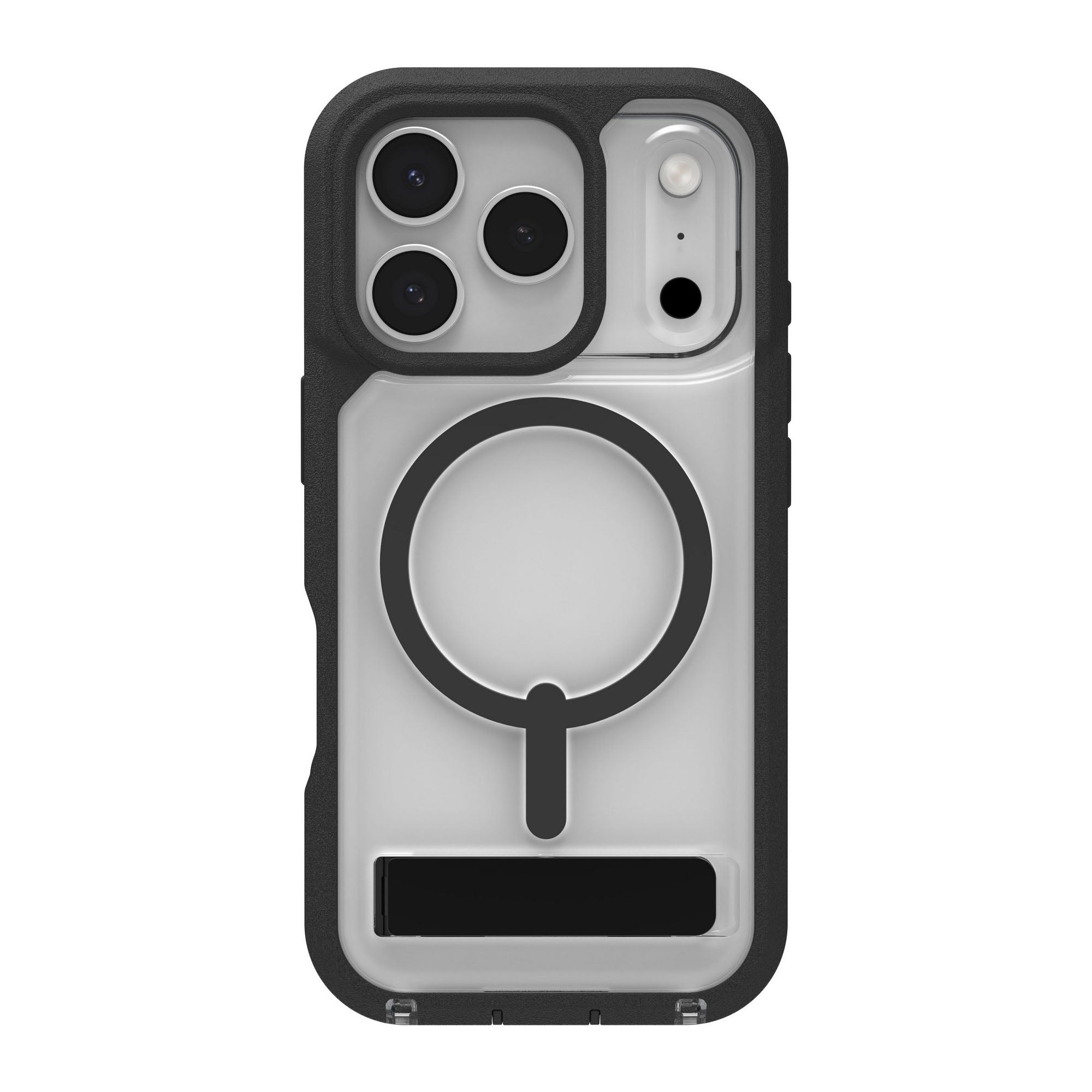 iPhone 17 Pro ZAGG Graphene Rainier Snap Kickstand Case - Black - 15-14720