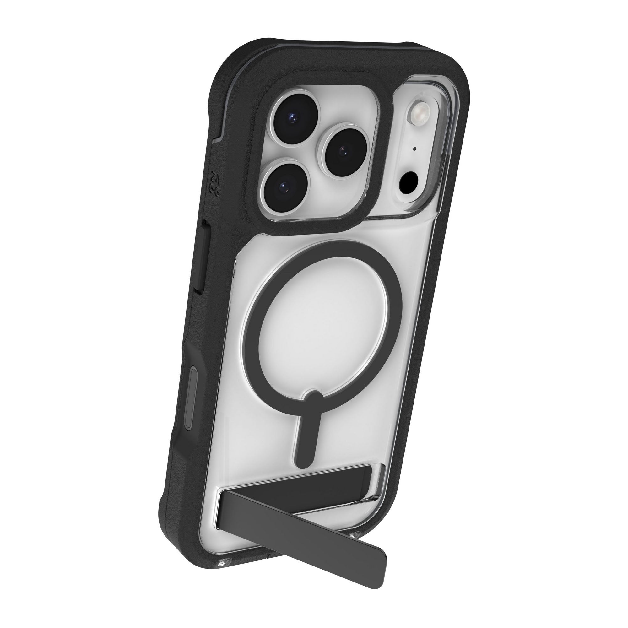 iPhone 17 Pro ZAGG Graphene Rainier Snap Kickstand Case - Black - 15-14720