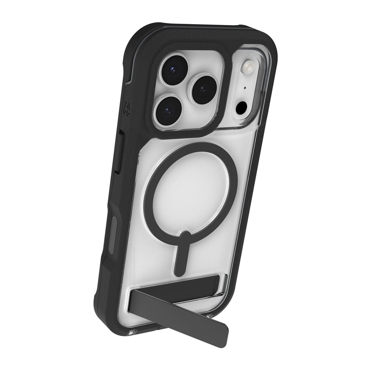 iPhone 18 Pro/17 Pro ZAGG Graphene Rainier Snap Kickstand Case - Black - 15-14720
