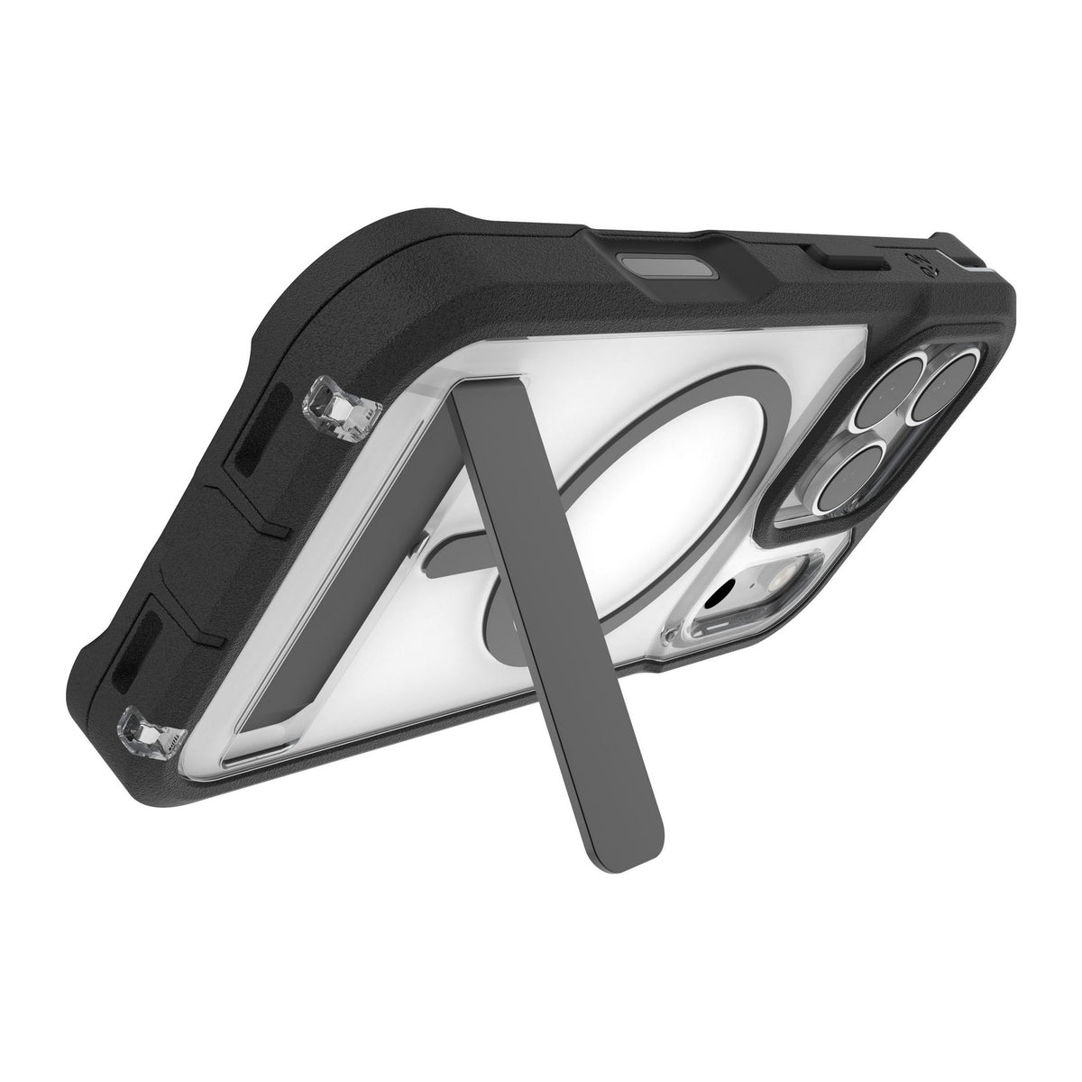 iPhone 18 Pro/17 Pro ZAGG Graphene Rainier Snap Kickstand Case - Black - 15-14720