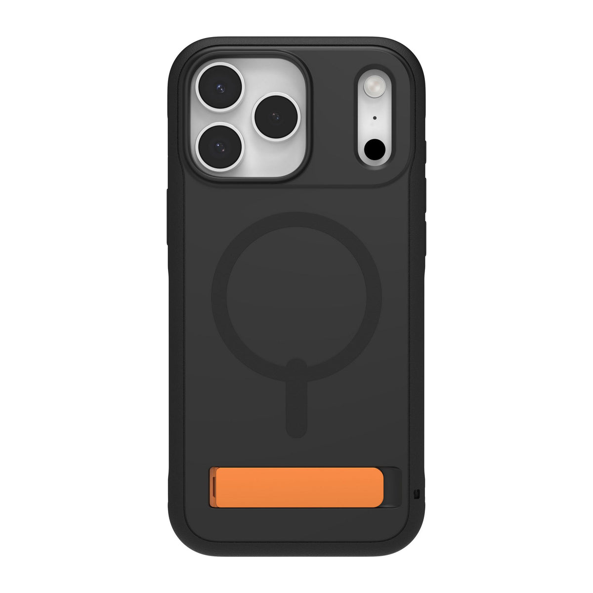 iPhone 18 Pro Max/17 Pro Max ZAGG Graphene Sedona Snap Kickstand Case - Flood Black/Orange - 15-14731