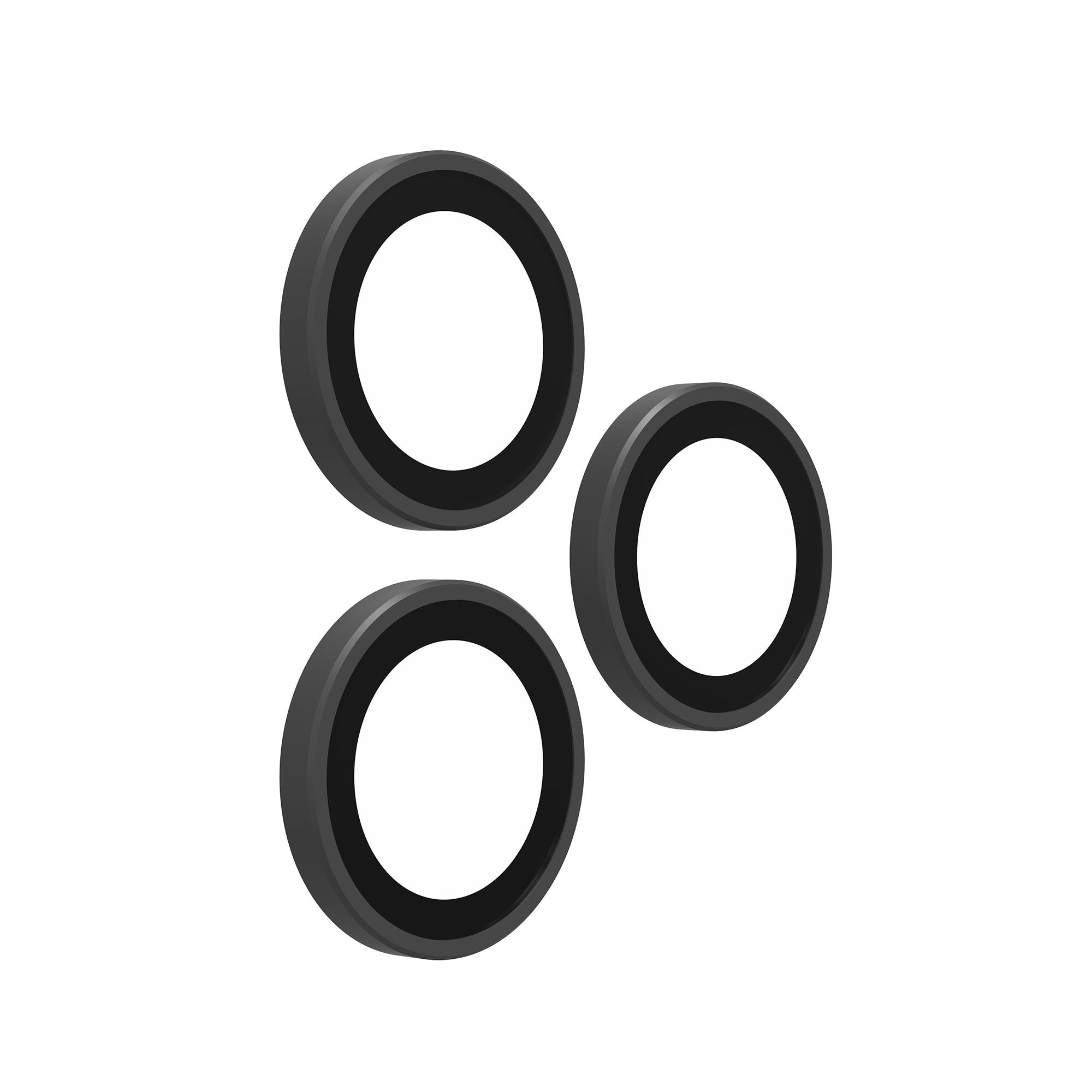 iPhone 17 Pro/Pro Max ZAGG InvisibleShield Glass Elite Camera Rings Lens Protector - Silver - 15-14734