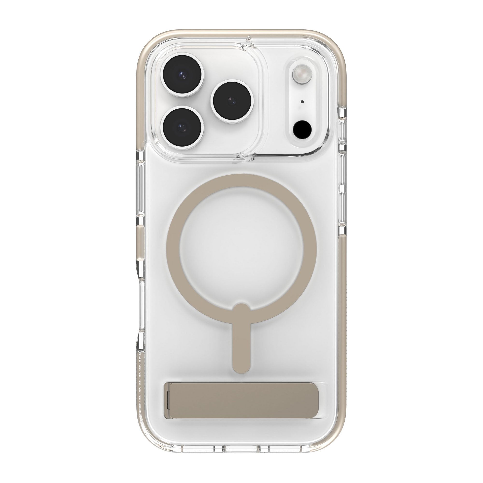 iPhone 17 Pro ZAGG Graphene Santa Cruz Snap Kickstand Case - Titanium - 15-14747