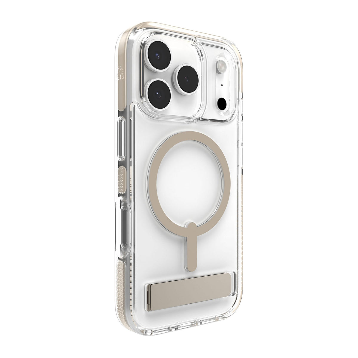 iPhone 18 Pro/17 Pro ZAGG Graphene Santa Cruz Snap Kickstand Case - Titanium - 15-14747