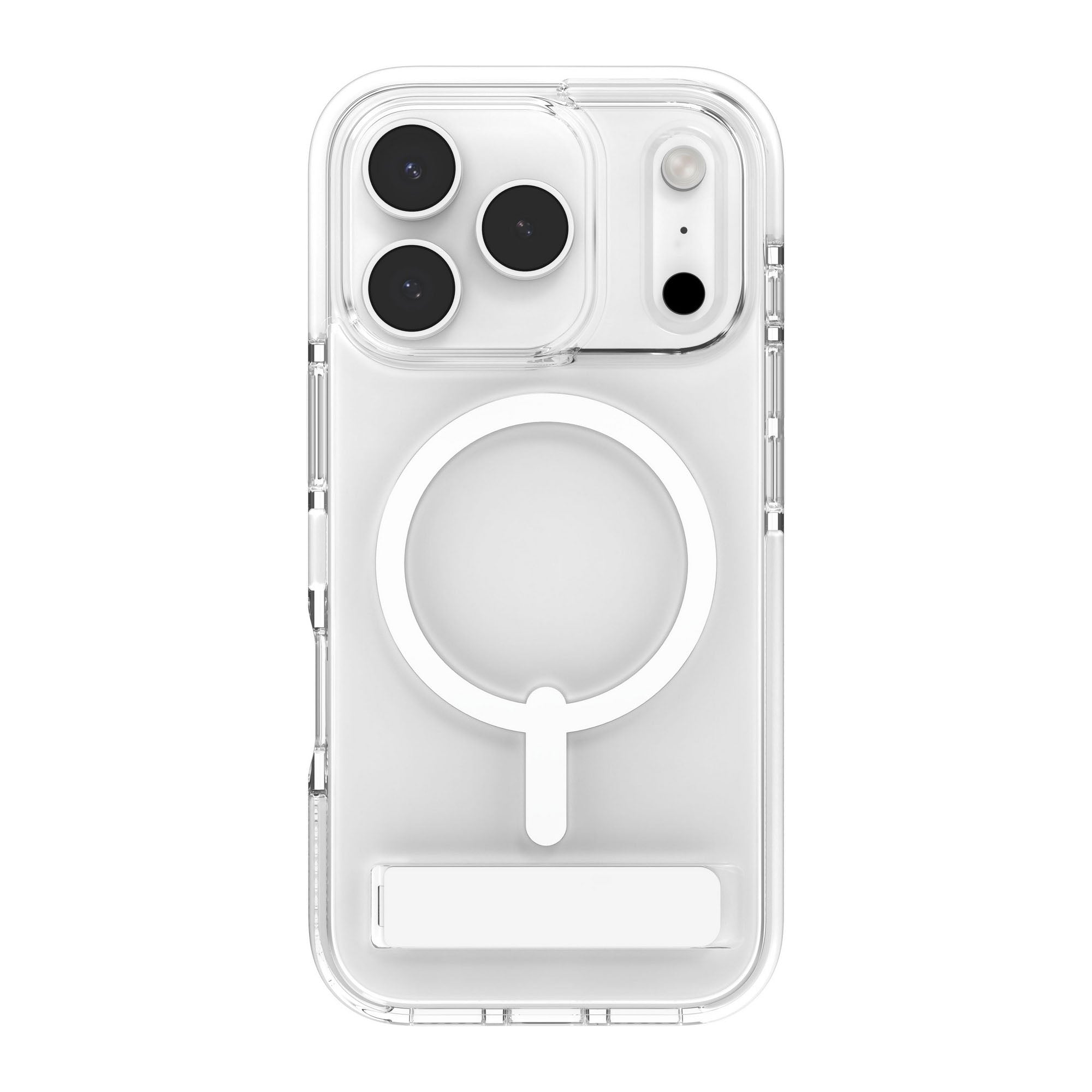 iPhone 17 Pro ZAGG Graphene Santa Cruz Snap Kickstand Case - White - 15-14748