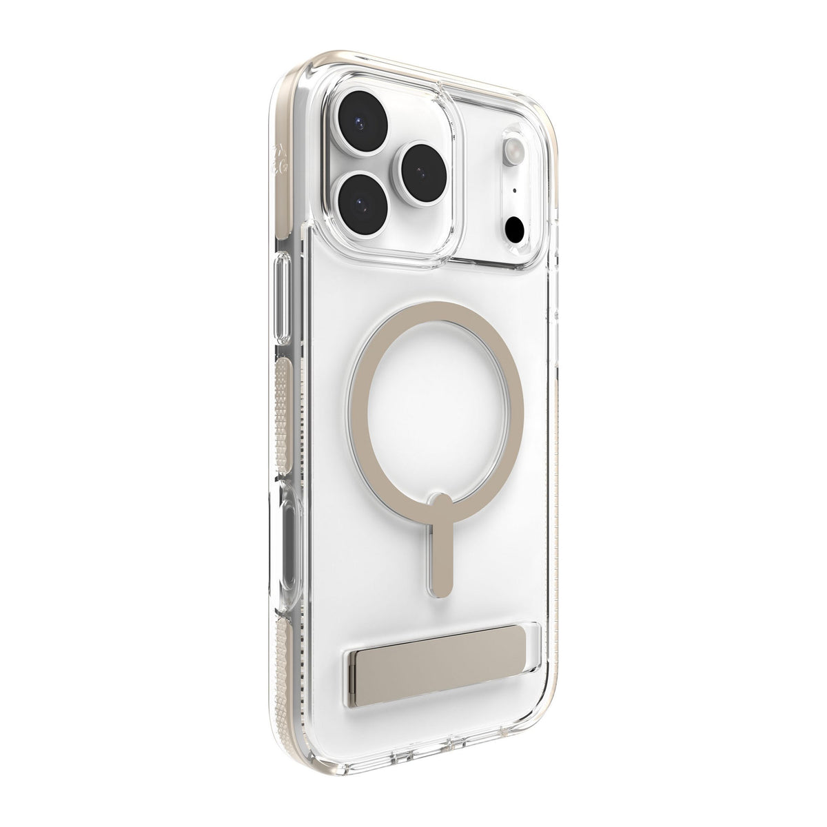 iPhone 18 Pro Max/17 Pro Max ZAGG Graphene Santa Cruz Snap Kickstand Case - Titanium - 15-14749