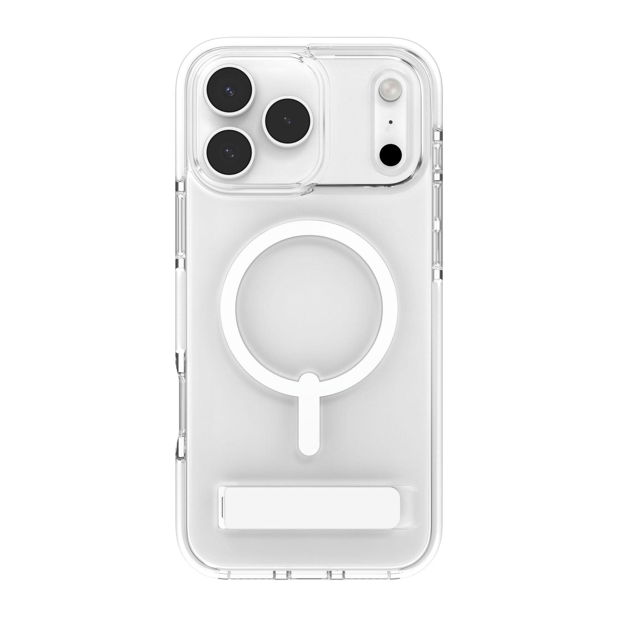 iPhone 17 Pro Max ZAGG Graphene Santa Cruz Snap Kickstand Case - White - 15-14750