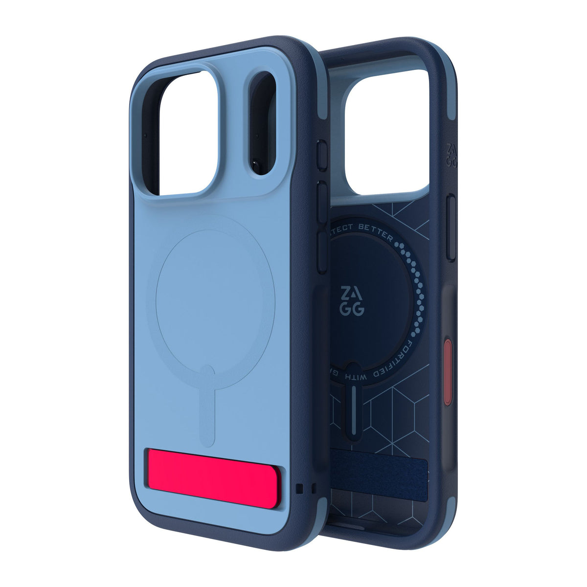 iPhone 18 Pro/17 Pro ZAGG Graphene Sedona Snap Kickstand Case - Royal Ember - 15-14752