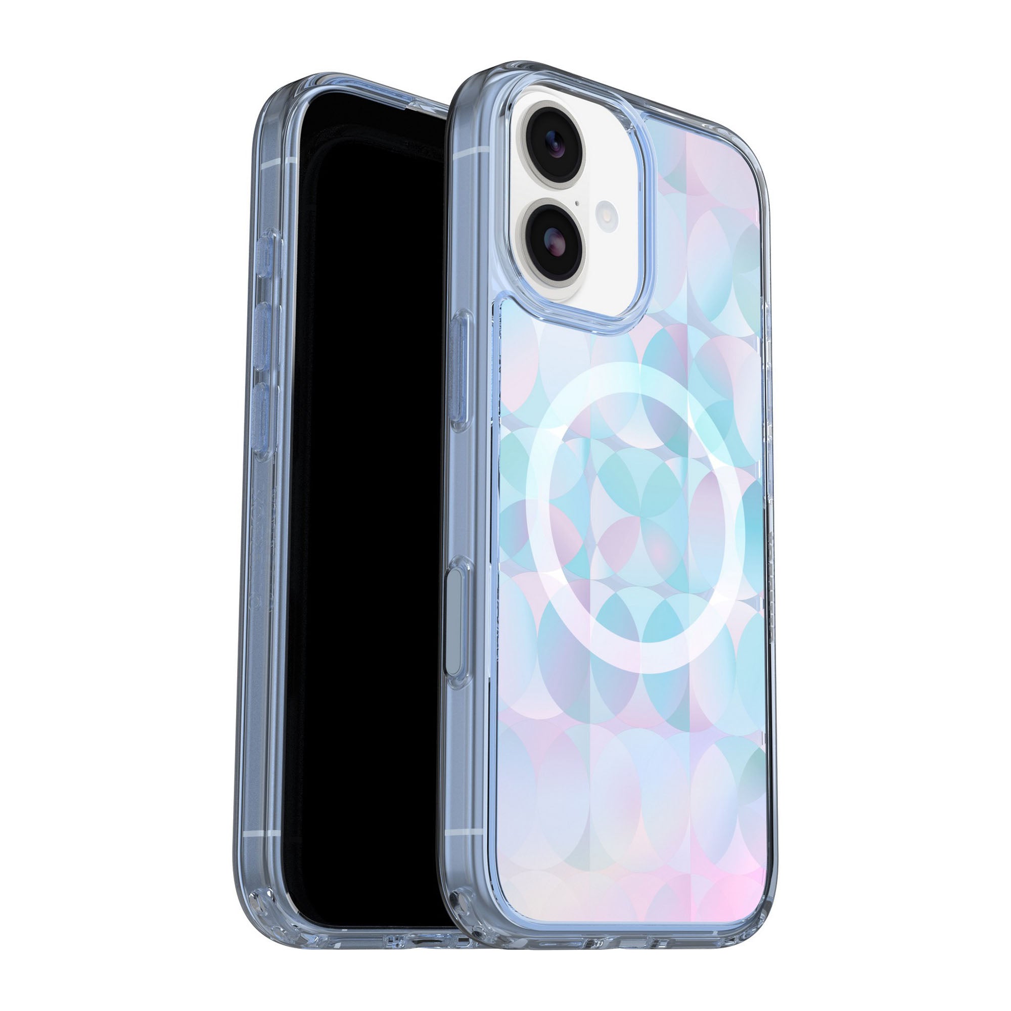 iPhone 17 Otterbox Symmetry Clear w/MagSafe + Camera Control Case - Opal Prism - 15-14786