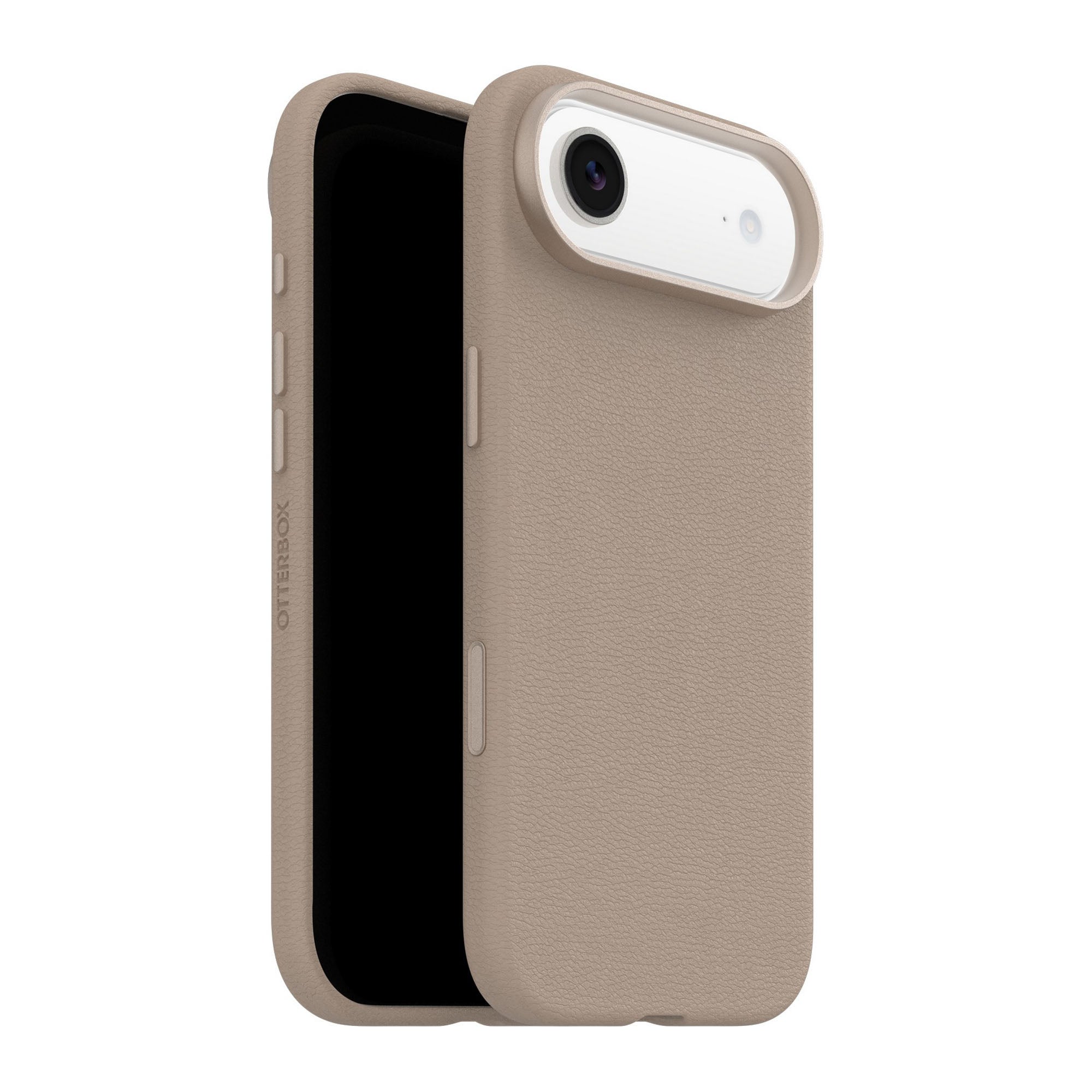 iPhone Air Otterbox Symmetry Cactus Leather w/MagSafe + Camera Control Case - Grey Comfort - 15-14805