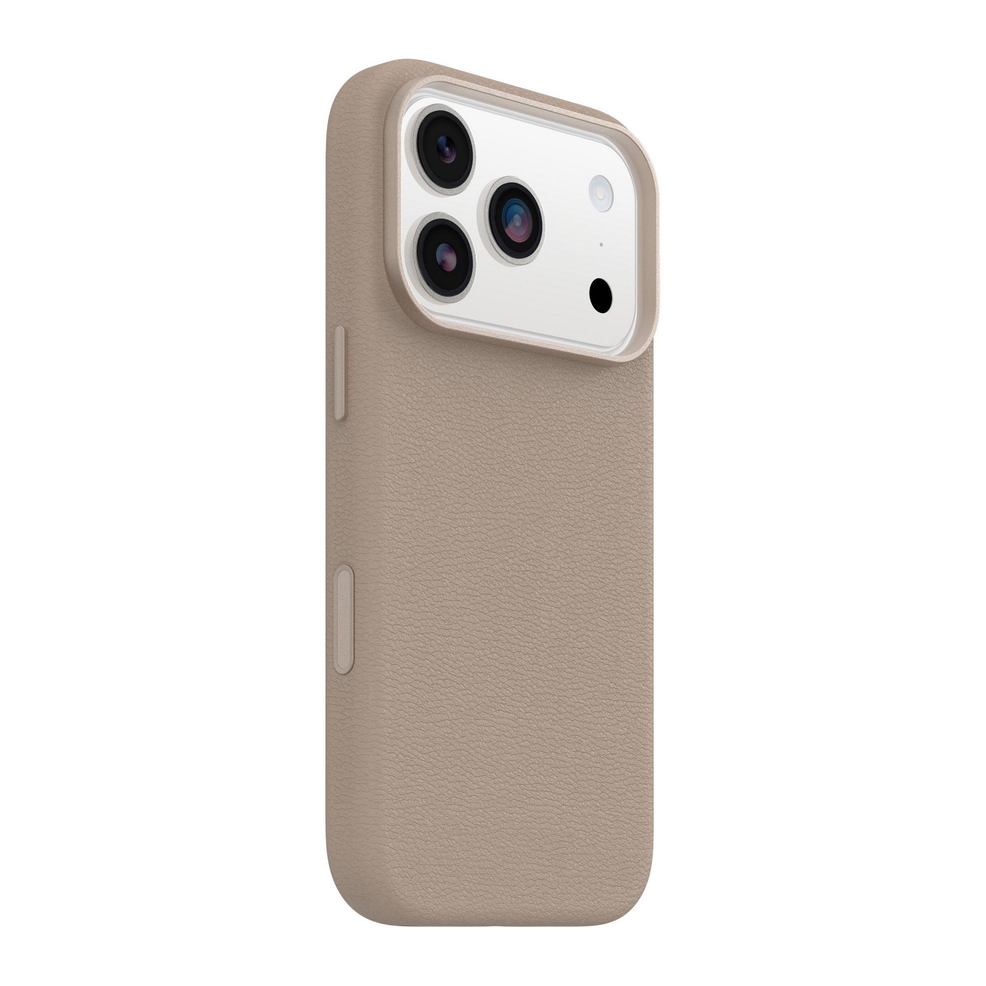 iPhone 17 Pro Otterbox Symmetry Cactus Leather w/MagSafe + Camera Control Case - Grey Comfort - 15-14831