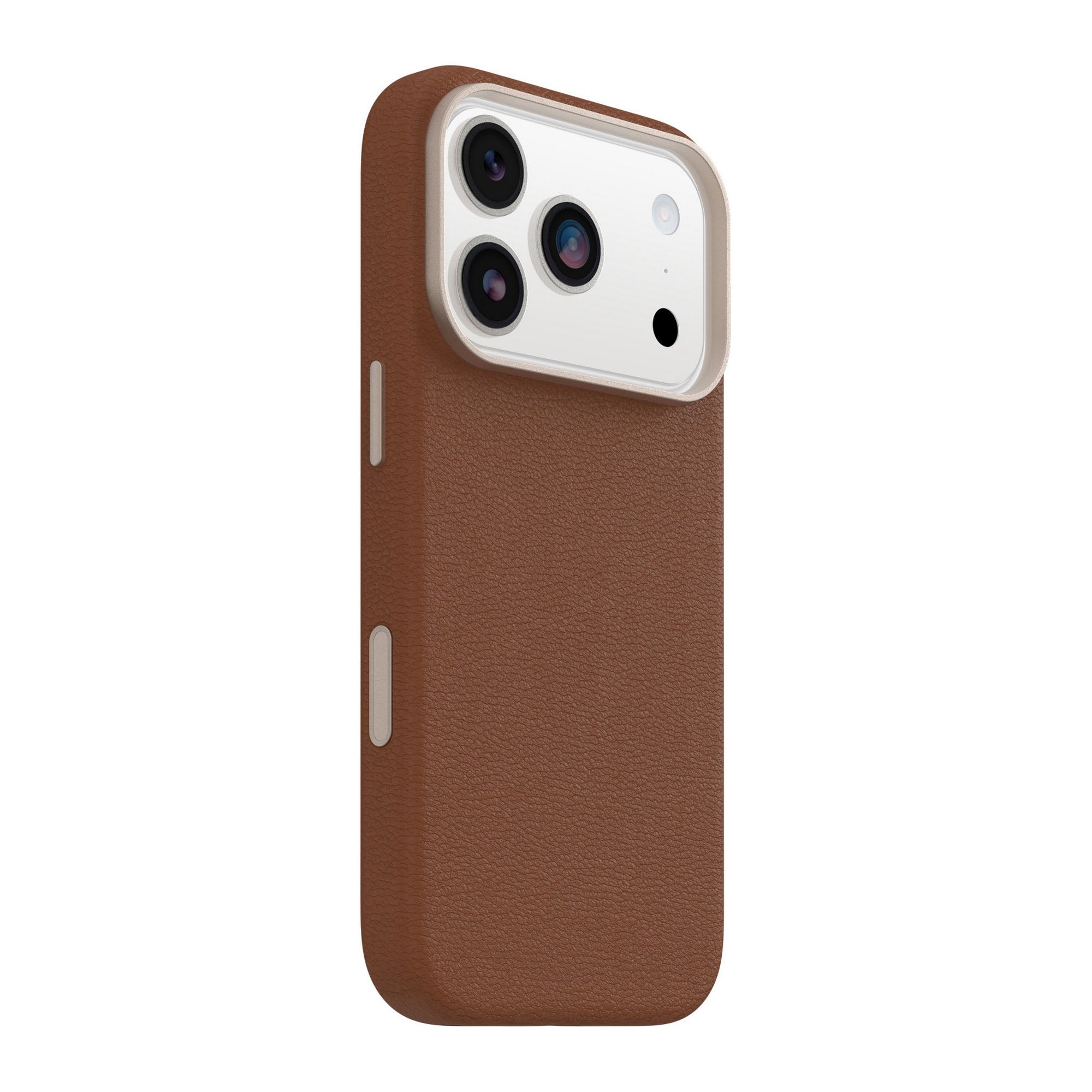 iPhone 17 Pro Otterbox Symmetry Cactus Leather w/MagSafe + Camera Control Case - Desert Saddle - 15-14832