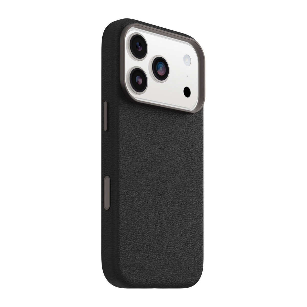 iPhone 18 Pro/17 Pro Otterbox Symmetry Cactus Leather w/MagSafe + Camera Control Case - Noir Ash - 15-14833