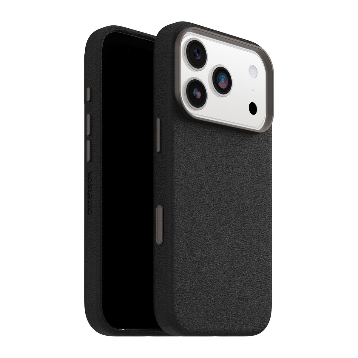 iPhone 18 Pro/17 Pro Otterbox Symmetry Cactus Leather w/MagSafe + Camera Control Case - Noir Ash - 15-14833
