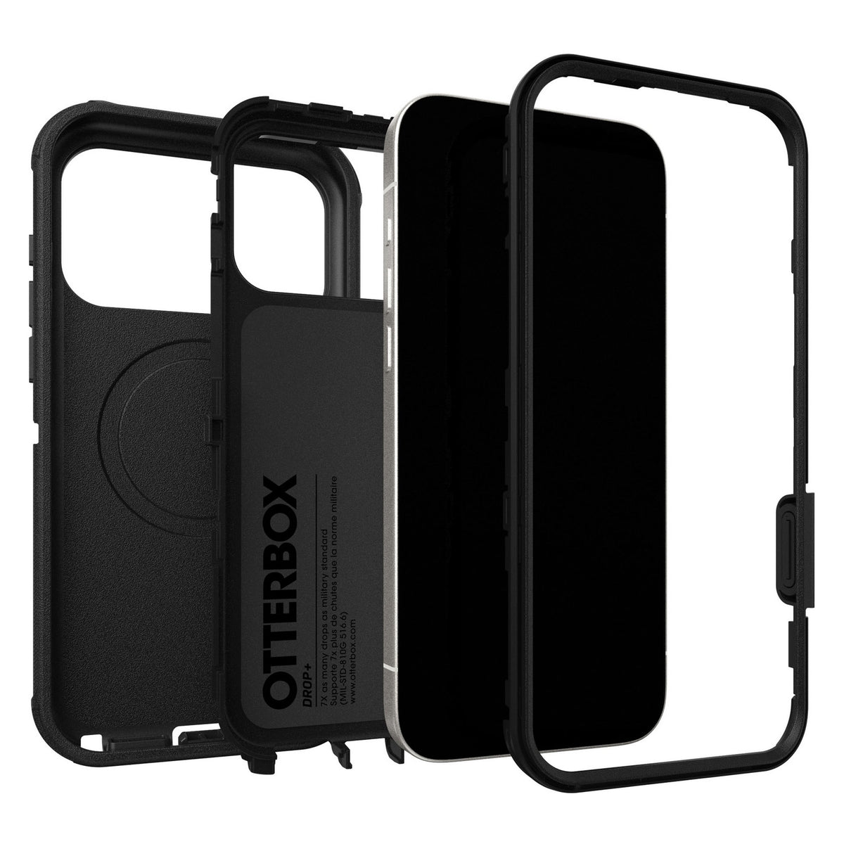 iPhone 18 Pro Max/17 Pro Max Otterbox Defender Pro w/MagSafe + Camera Control Case - Black - 15-14853