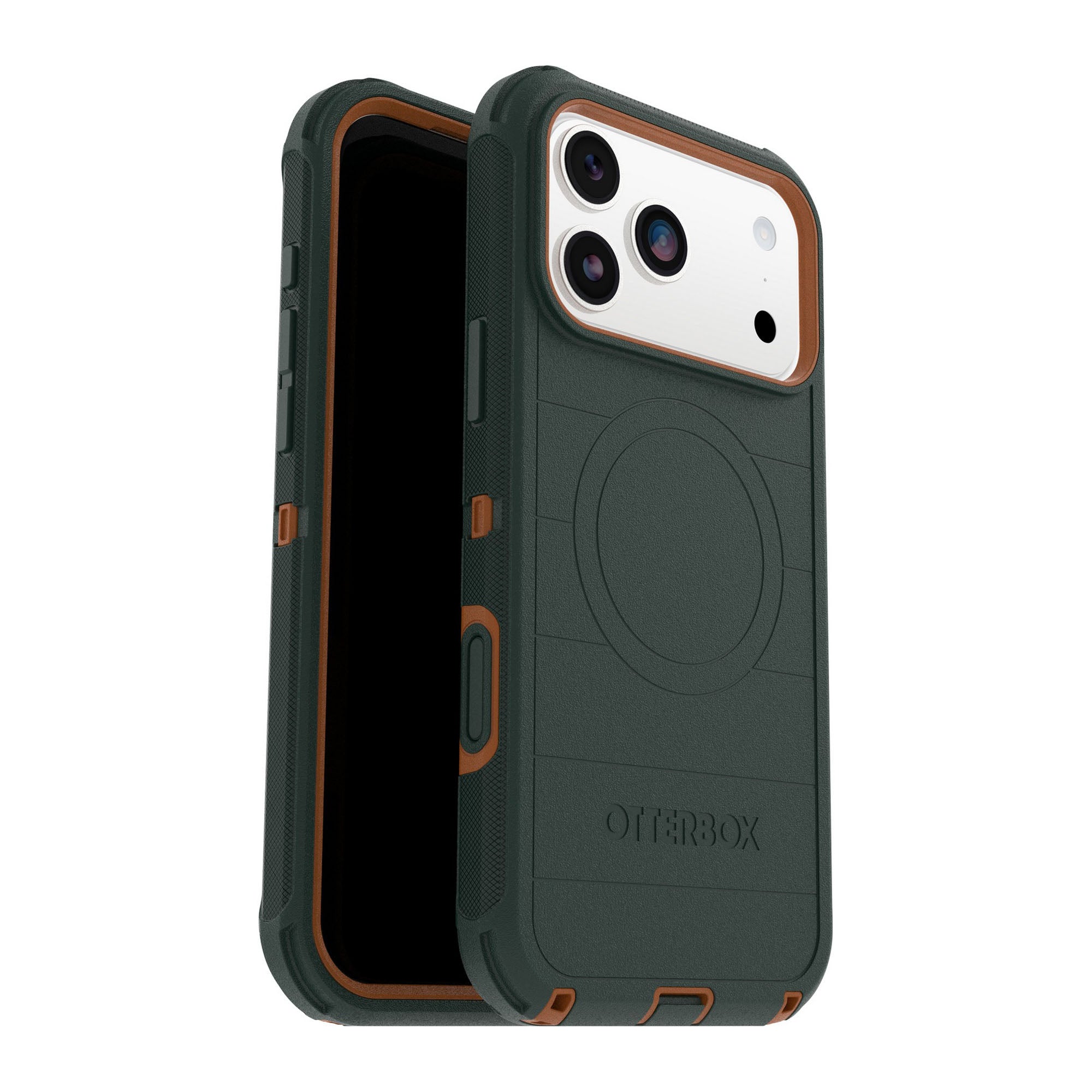 iPhone 17 Pro Max Otterbox Defender Pro w/MagSafe + Camera Control Case - Green Intrigue - 15-14854