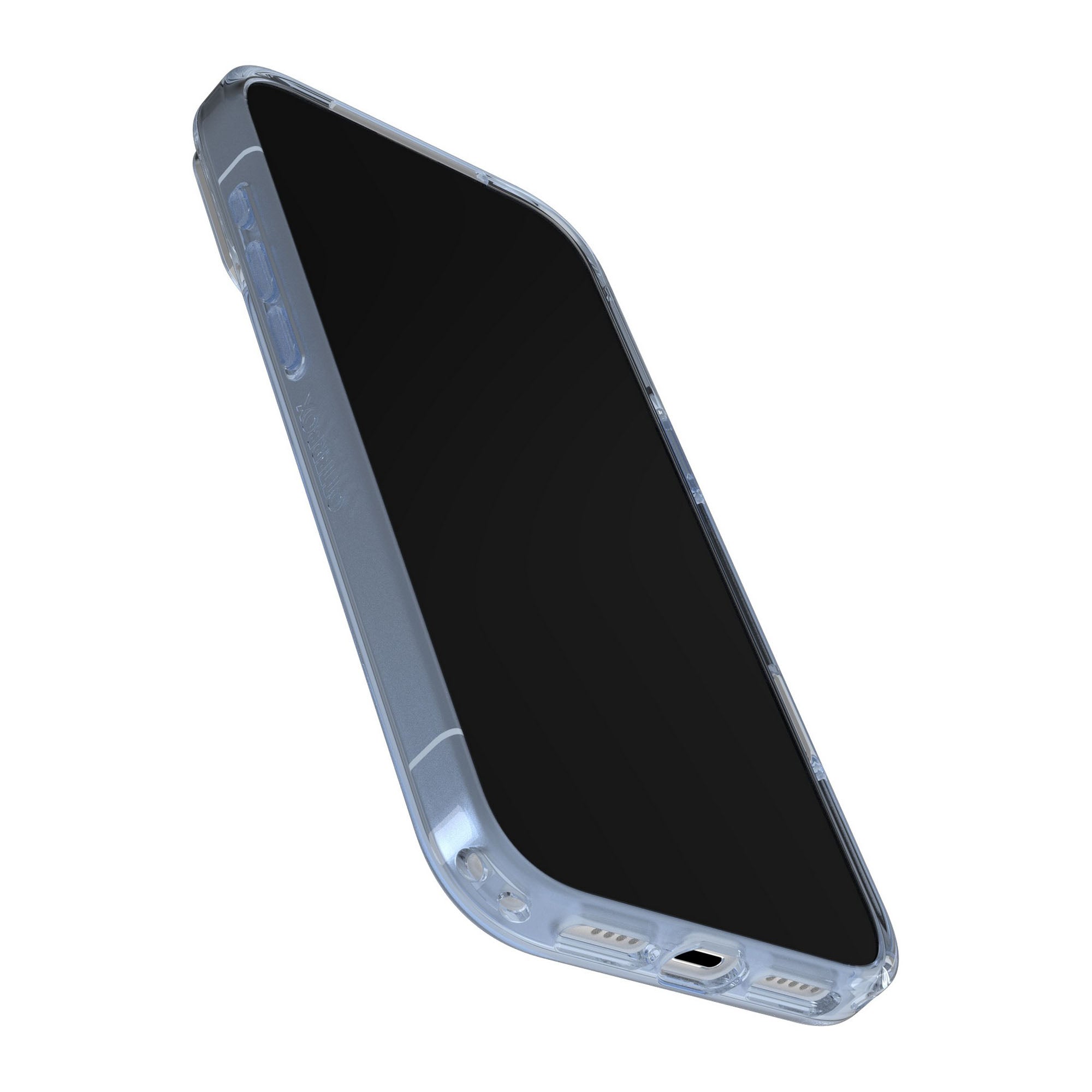 iPhone 17 Pro Max Otterbox Symmetry Clear w/MagSafe + Camera Control Case - Blue Bliss - 15-14876