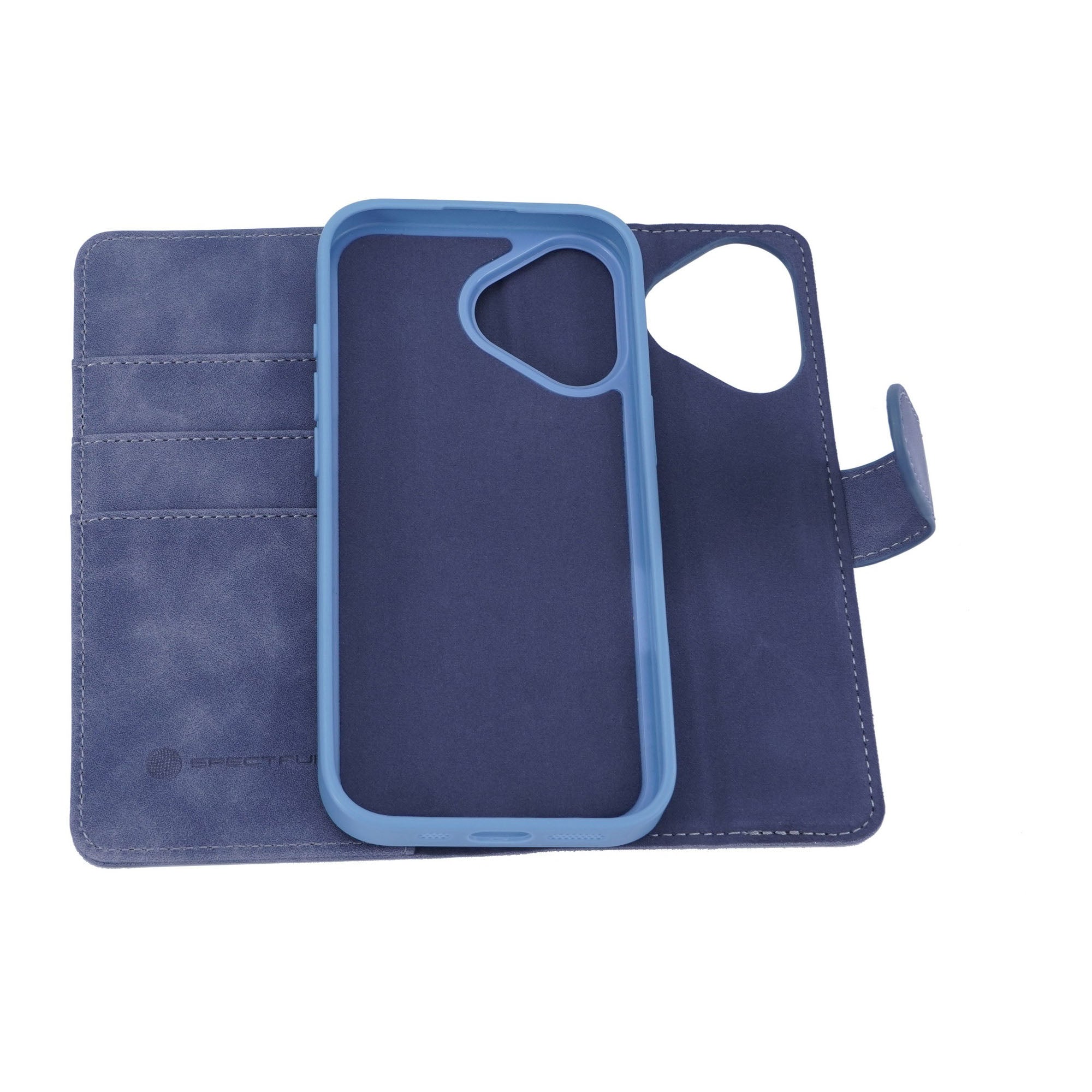 iPhone 17 SPECTRUM Folio Slim Detachable 2-1 Wallet Case - Blue - 15-14903