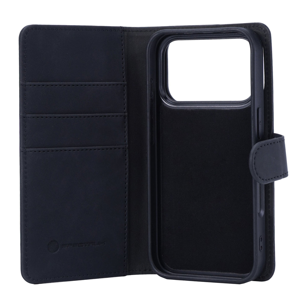 iPhone 18 Pro/17 Pro SPECTRUM Folio Slim Detachable 2-1 Wallet Case - Black - 15-14913