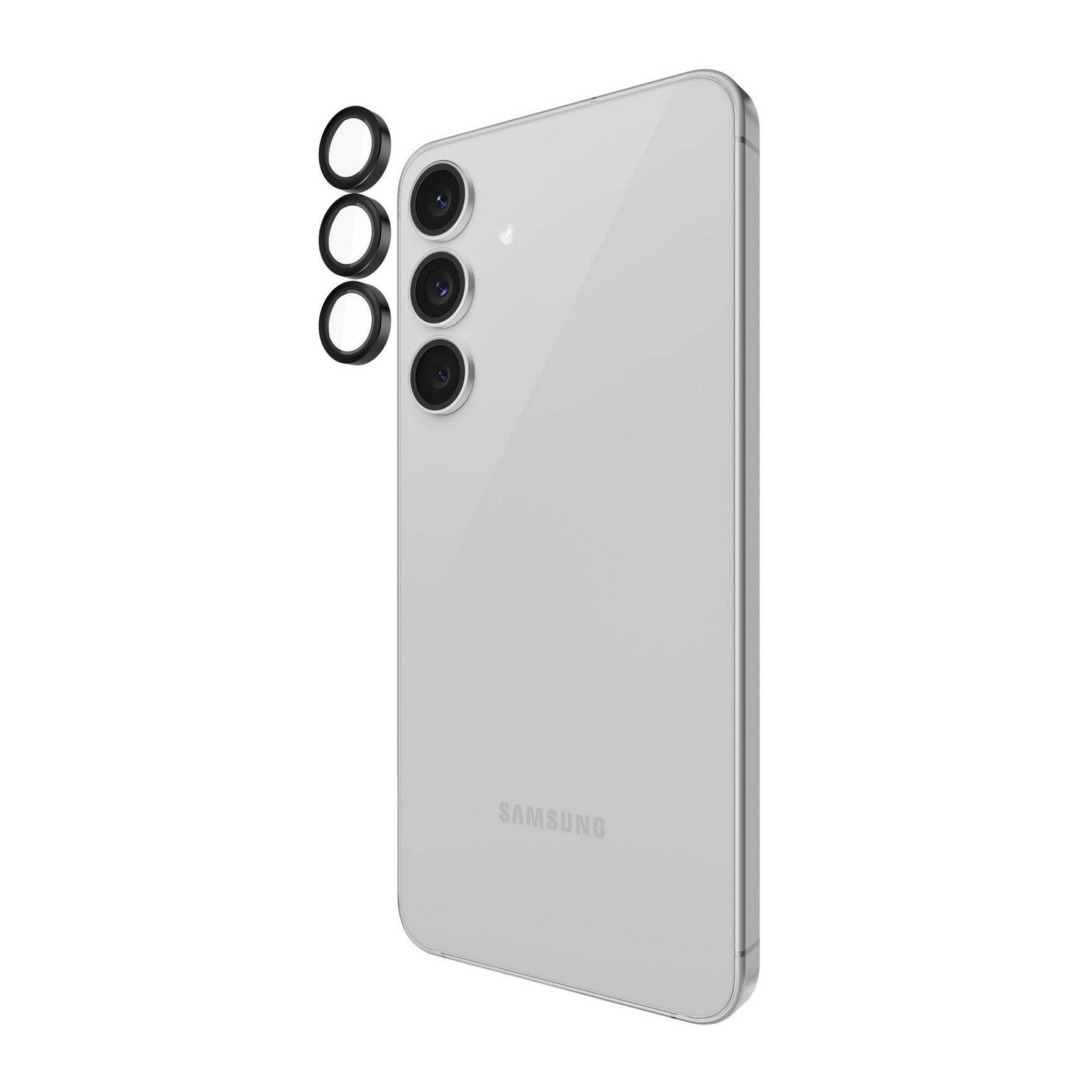 Samsung Galaxy S25 FE Case-Mate Aluminum Ring Lens Protectors - Black - 15-14954