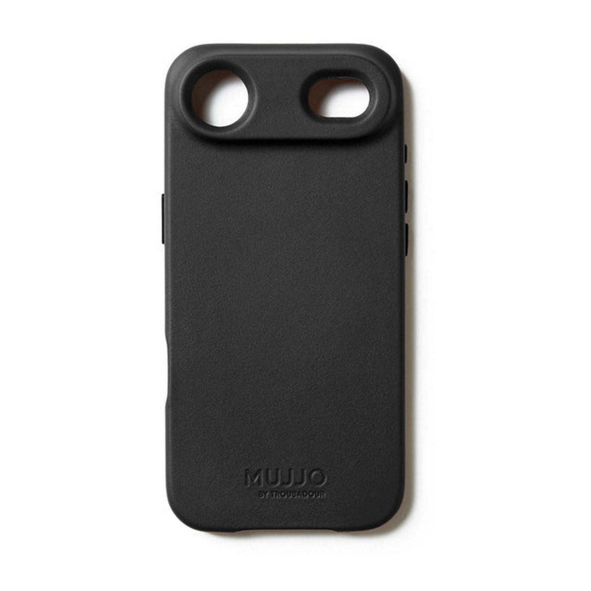 iPhone Air Mujjo Full Leather w/MagSafe Case - Black - 15-15009
