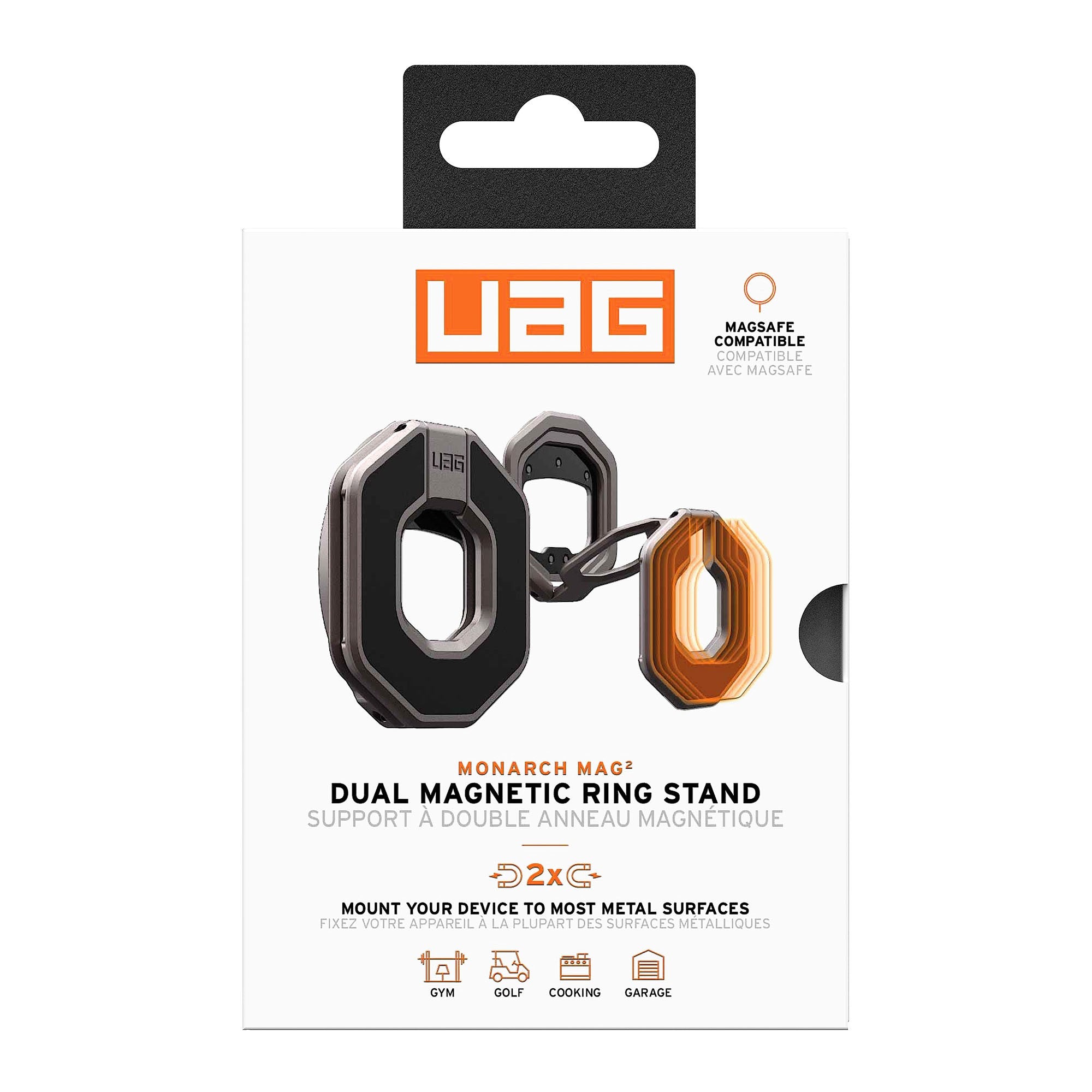 UAG Monarch Mag2 Magnetic Ring Stand - Gunmetal - 15-15034