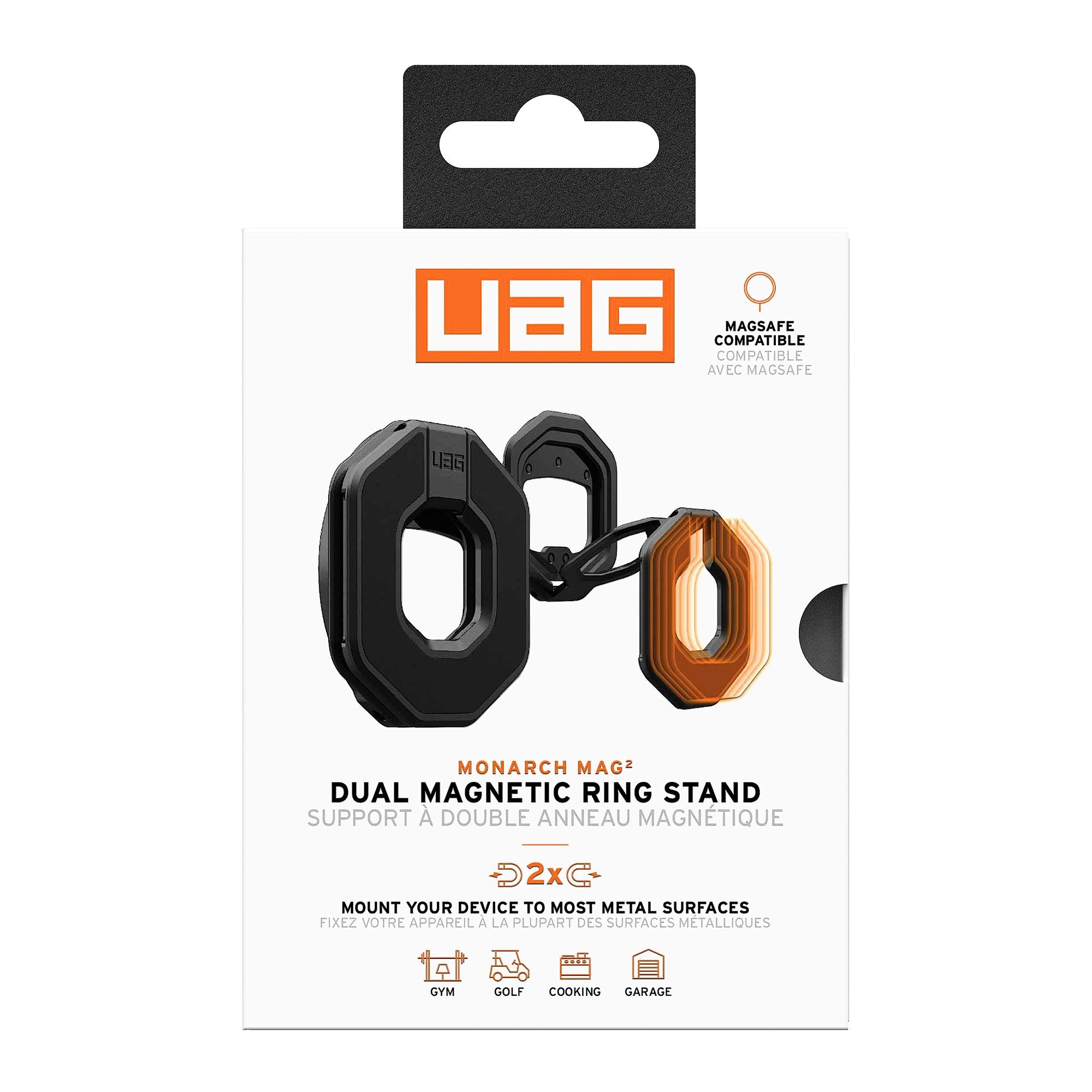UAG Monarch Mag2 Magnetic Ring Stand - Black - 15-15035