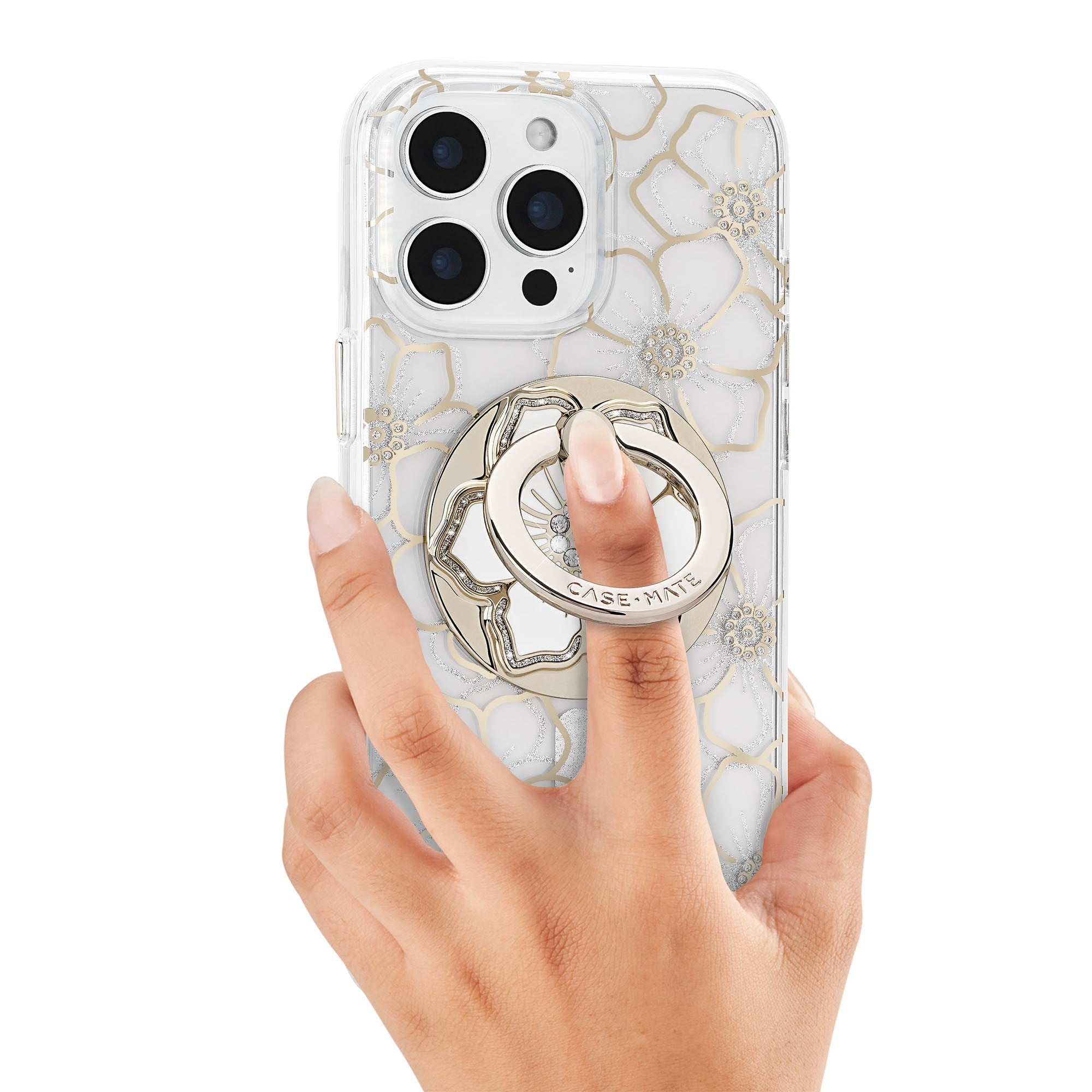 Case-Mate Magnetic Ring Stand - Floral Gems - 15-15036