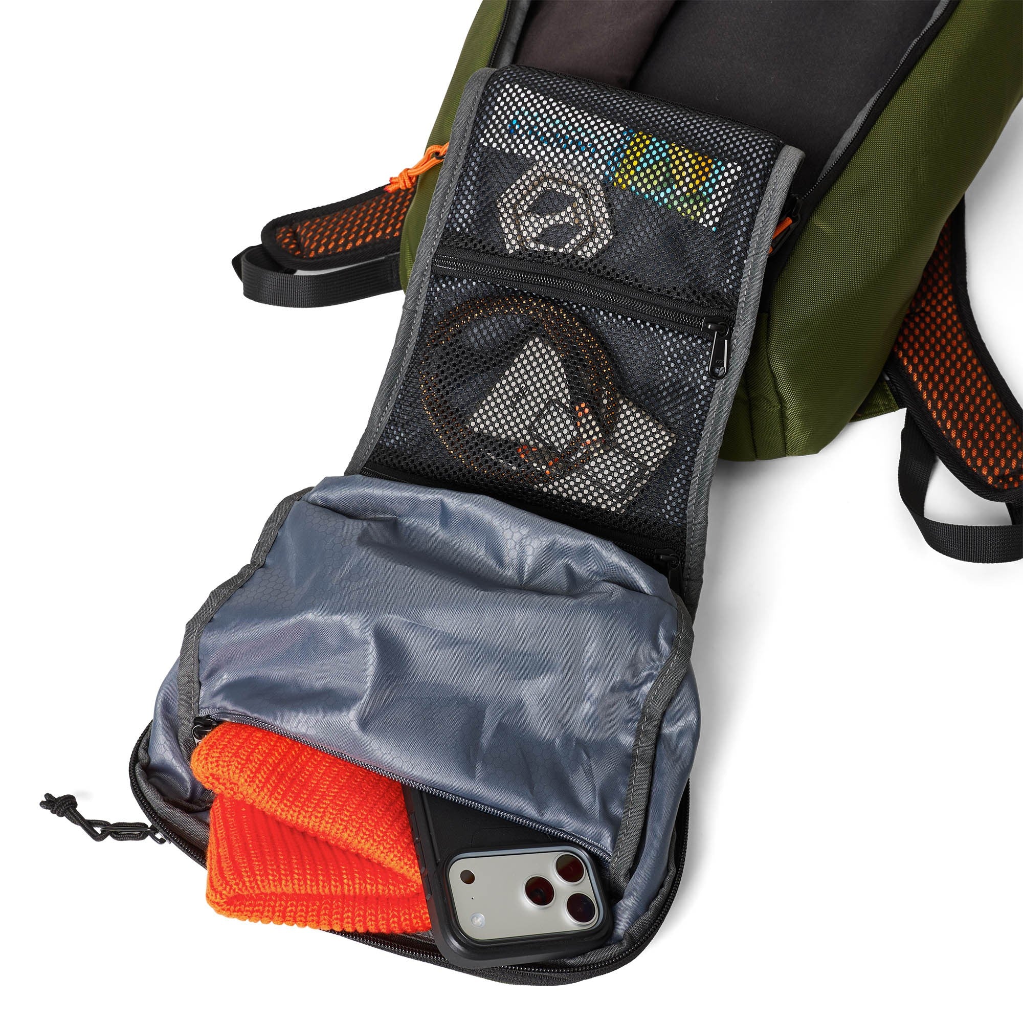 UAG Civilian Backpack 20L - Olive Drab/Orange - 15-15041