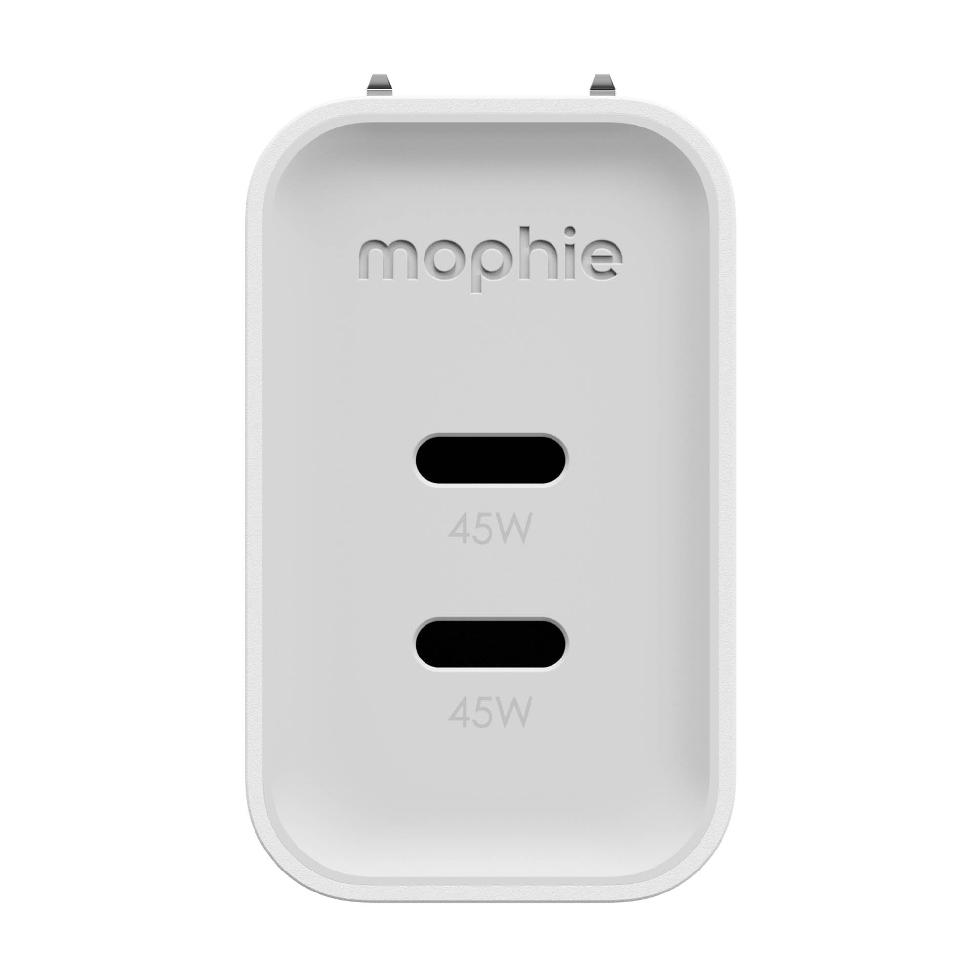 Mophie Speedport 45W Dual USB-C Wall Charger - White - 15-15068